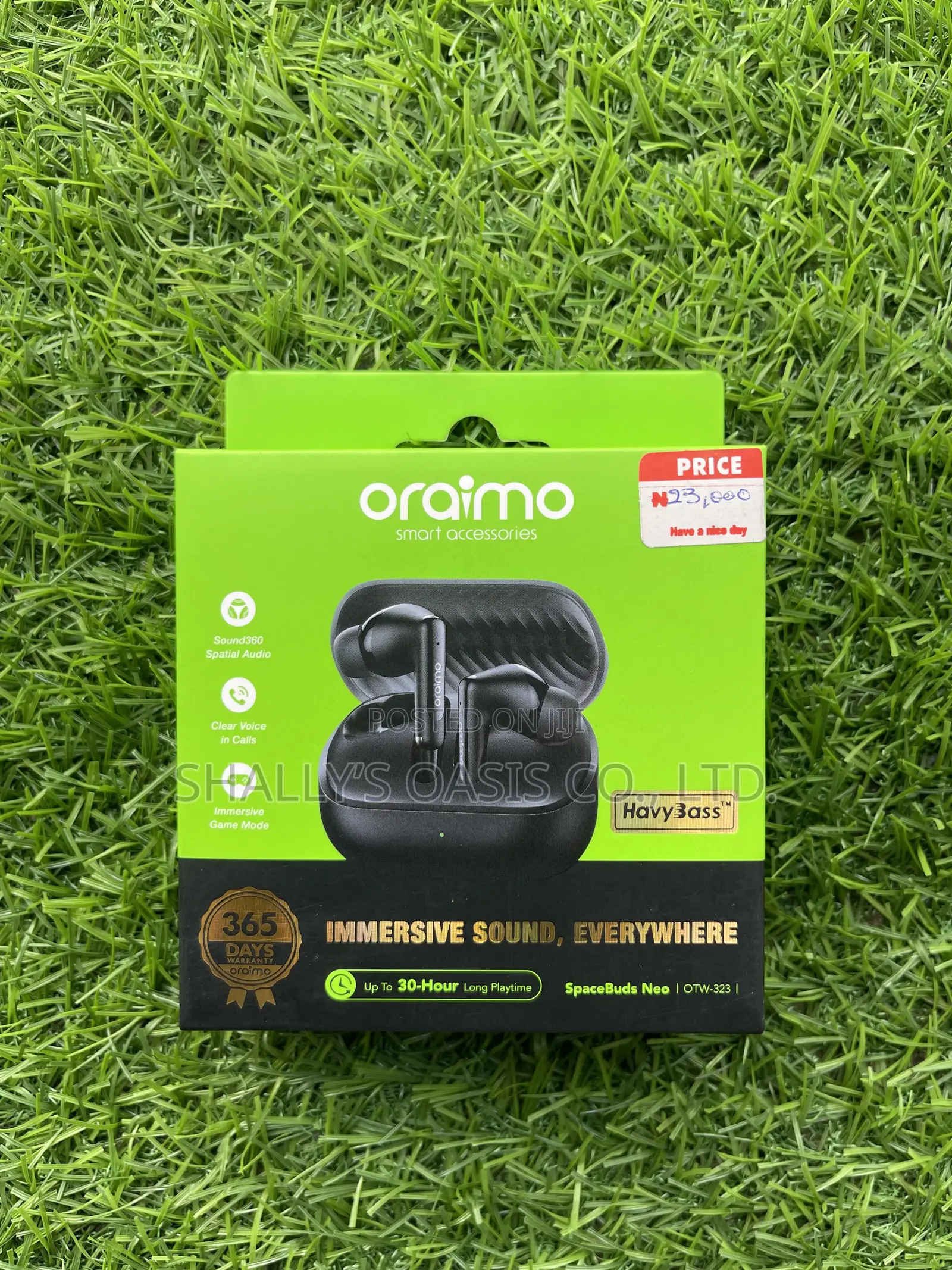 Oraimo Spacebuds Neo – Deep Bass Wireless Earbuds | Brand New