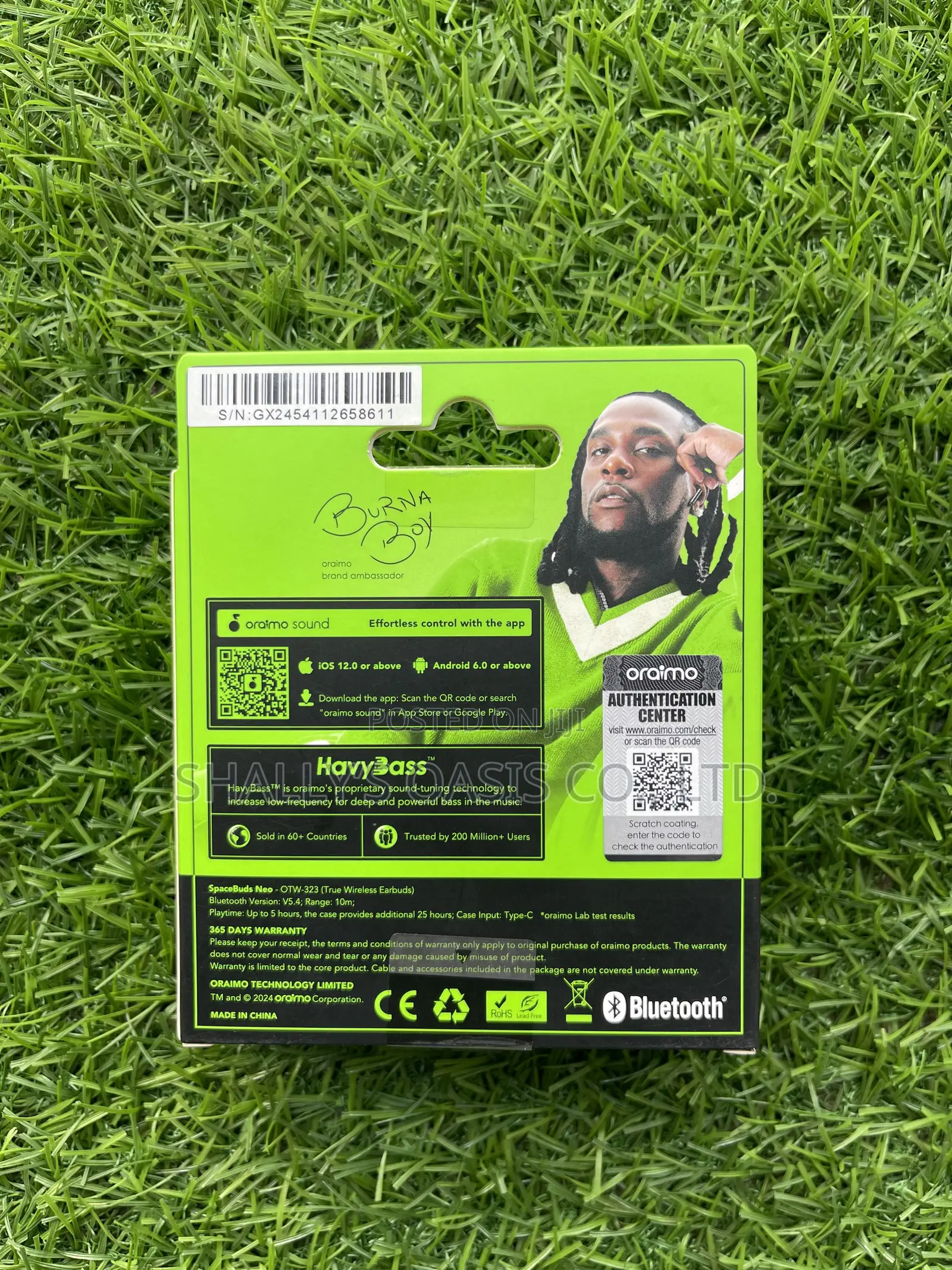 Oraimo Spacebuds Neo – Deep Bass Wireless Earbuds | Brand New