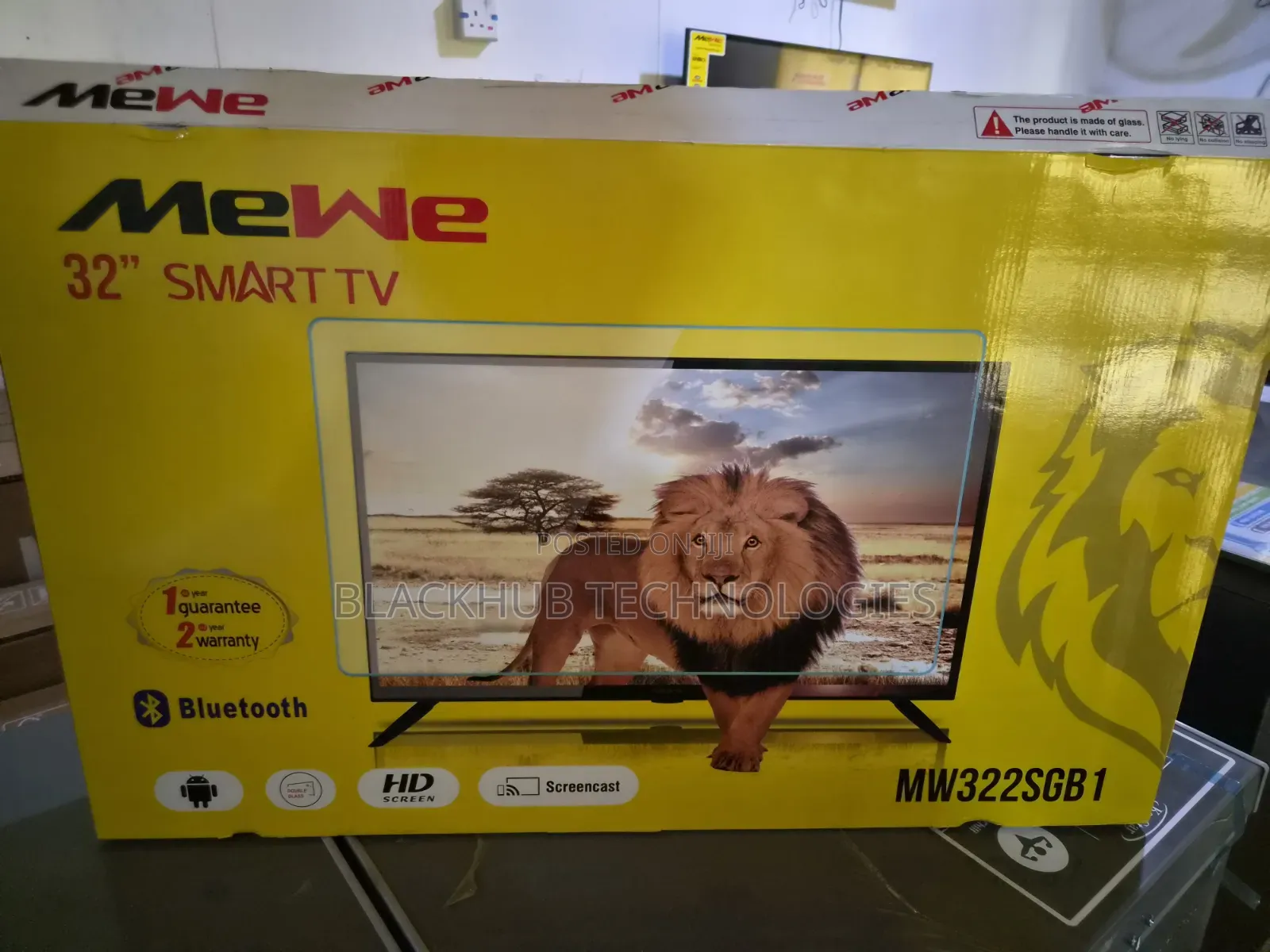 Mewe Smart TV 32 Inches 1gb+8gb, Frameless, Bluetooth, Lan
