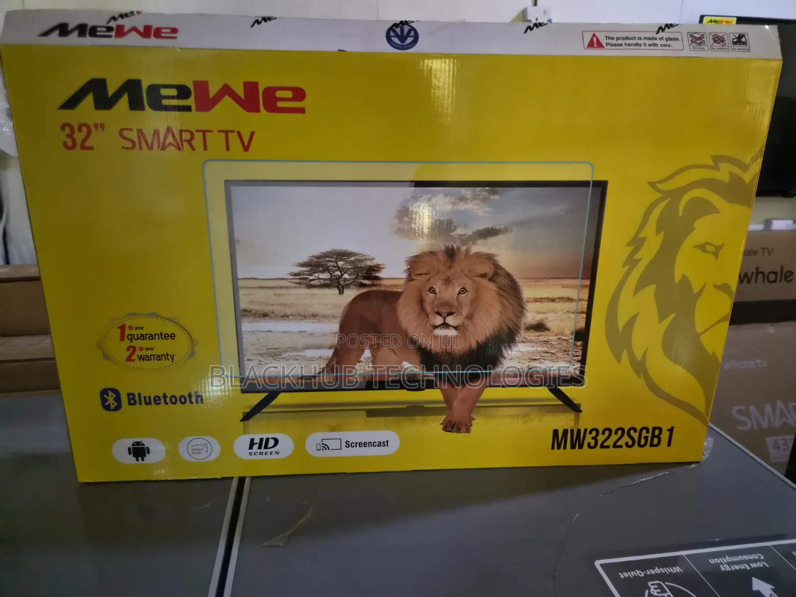 Mewe Smart TV 32 Inches 1gb+8gb, Frameless, Bluetooth, Lan