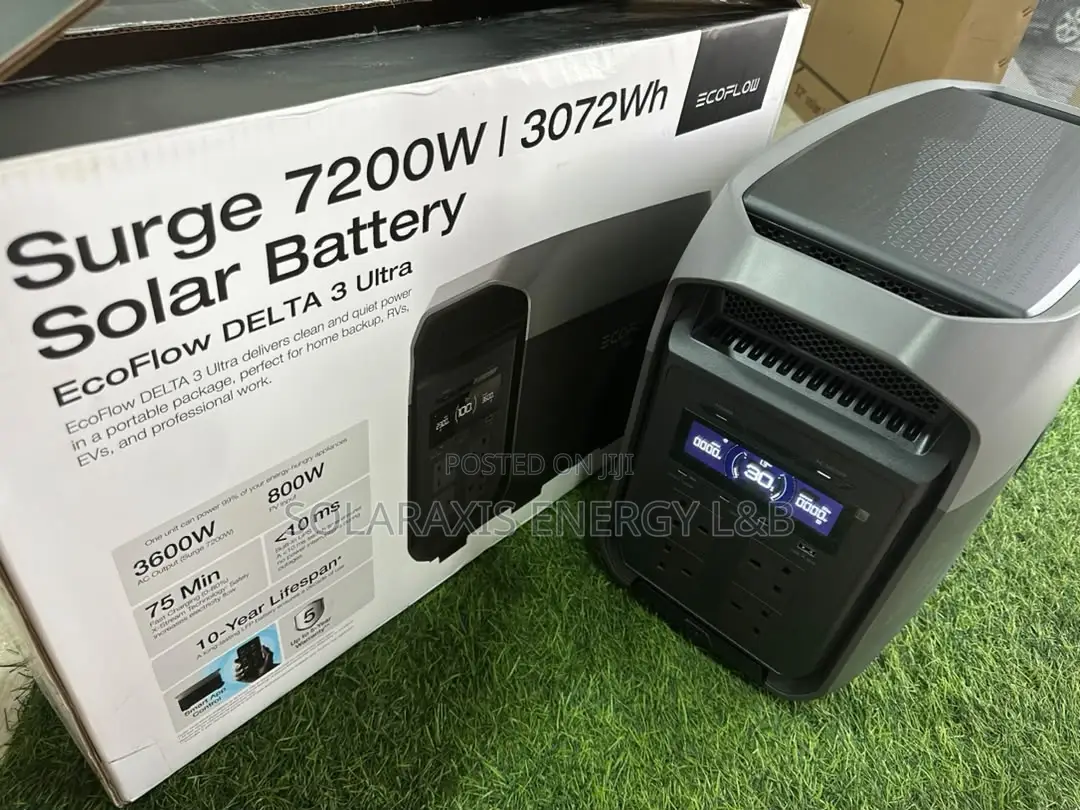 EcoFlow DELTA 3 Ultra Portable Power Station – Powerful Backup System