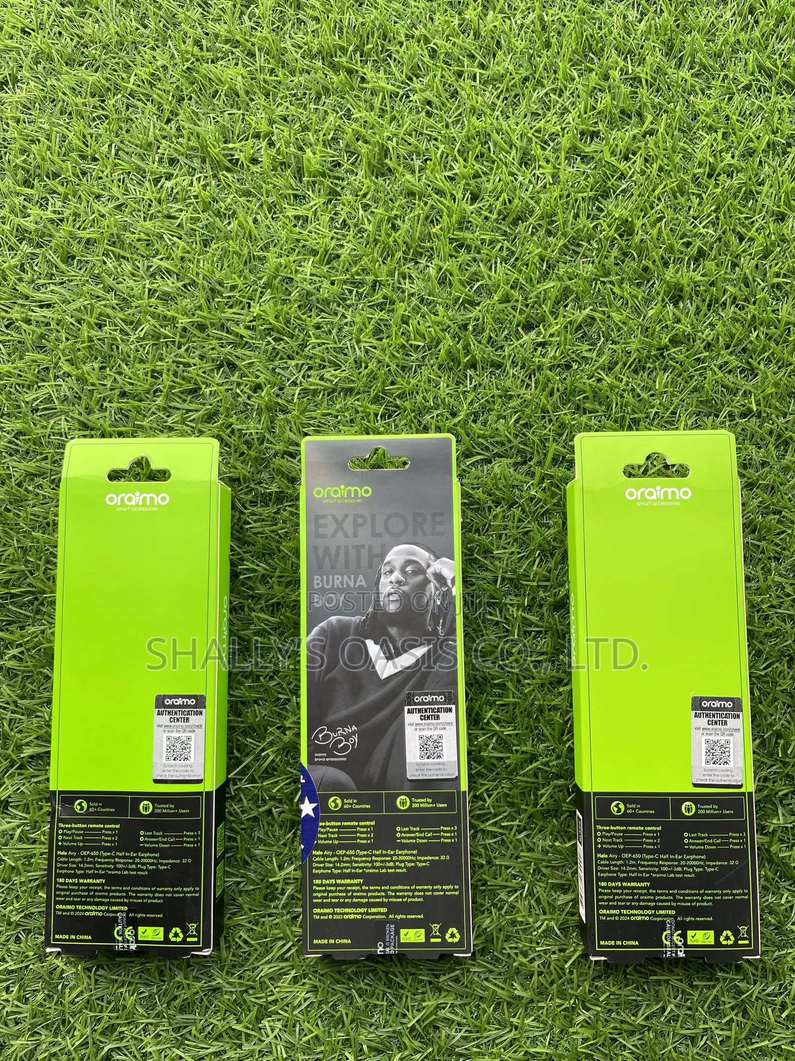 Oraimo Halo Airy Type-C Earphones – Half in-Ear | Crystal Clear Sound