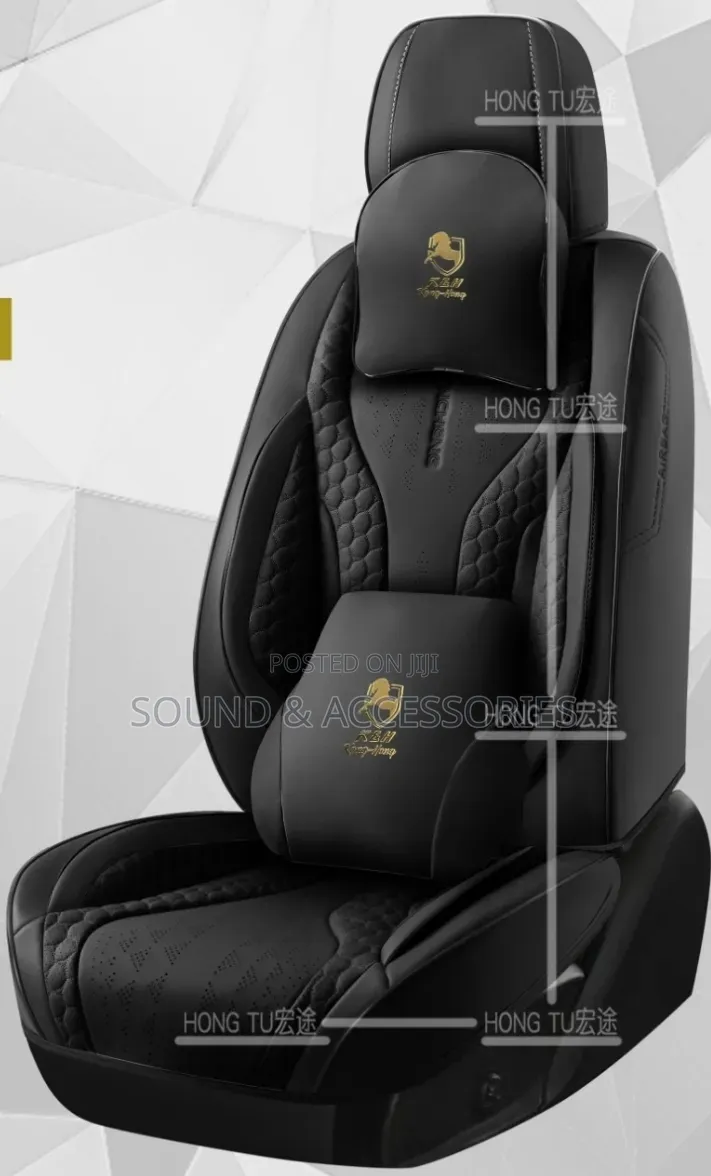 Car Luxury 11d High Quality Black Fullcover Universal Ht1215 Seatcover
