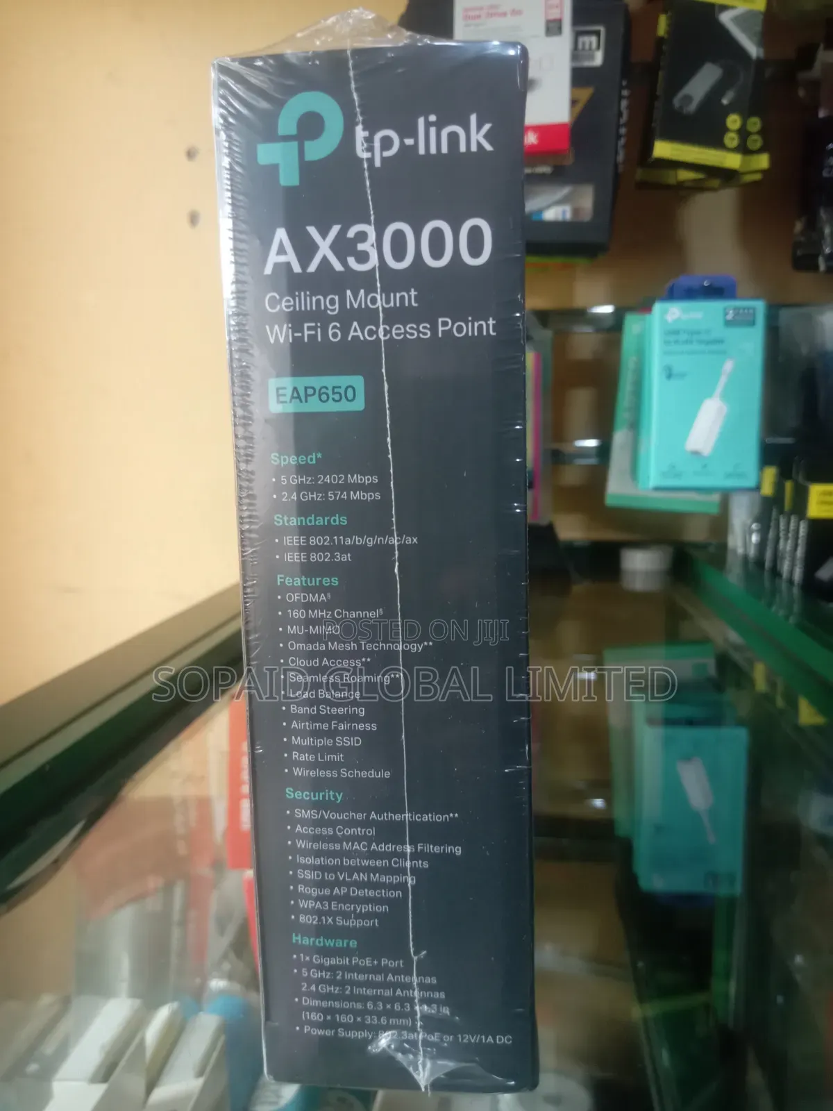 TP-Link Omada AX3000 Wi-Fi 6 Access Point (EAP650)