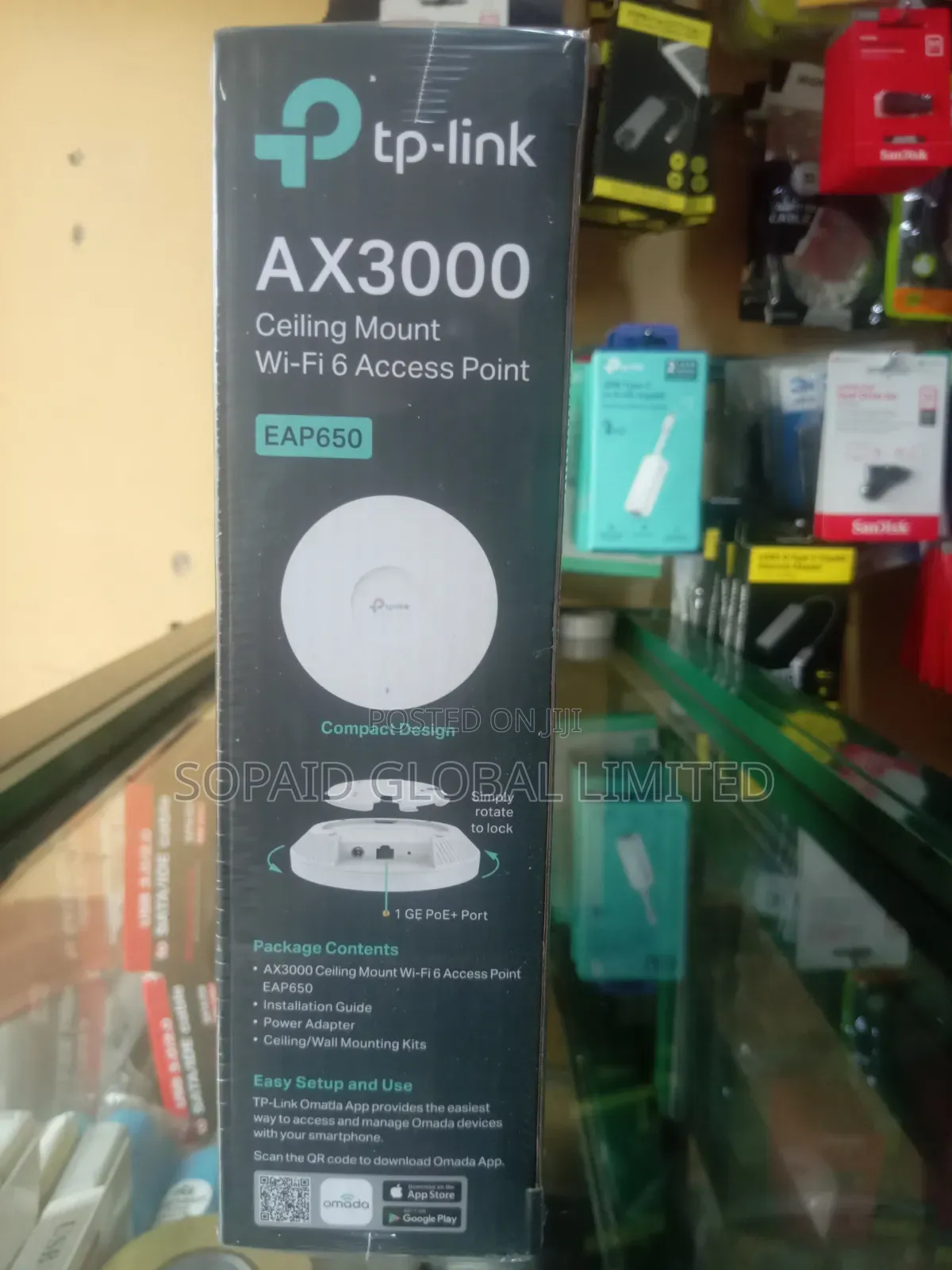 TP-Link Omada AX3000 Wi-Fi 6 Access Point (EAP650)