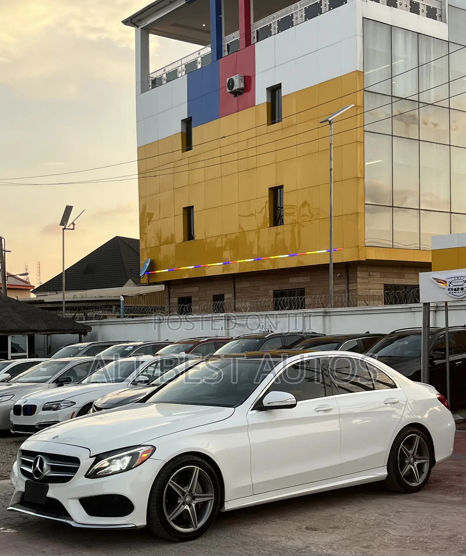 Mercedes-Benz C300 2015 White