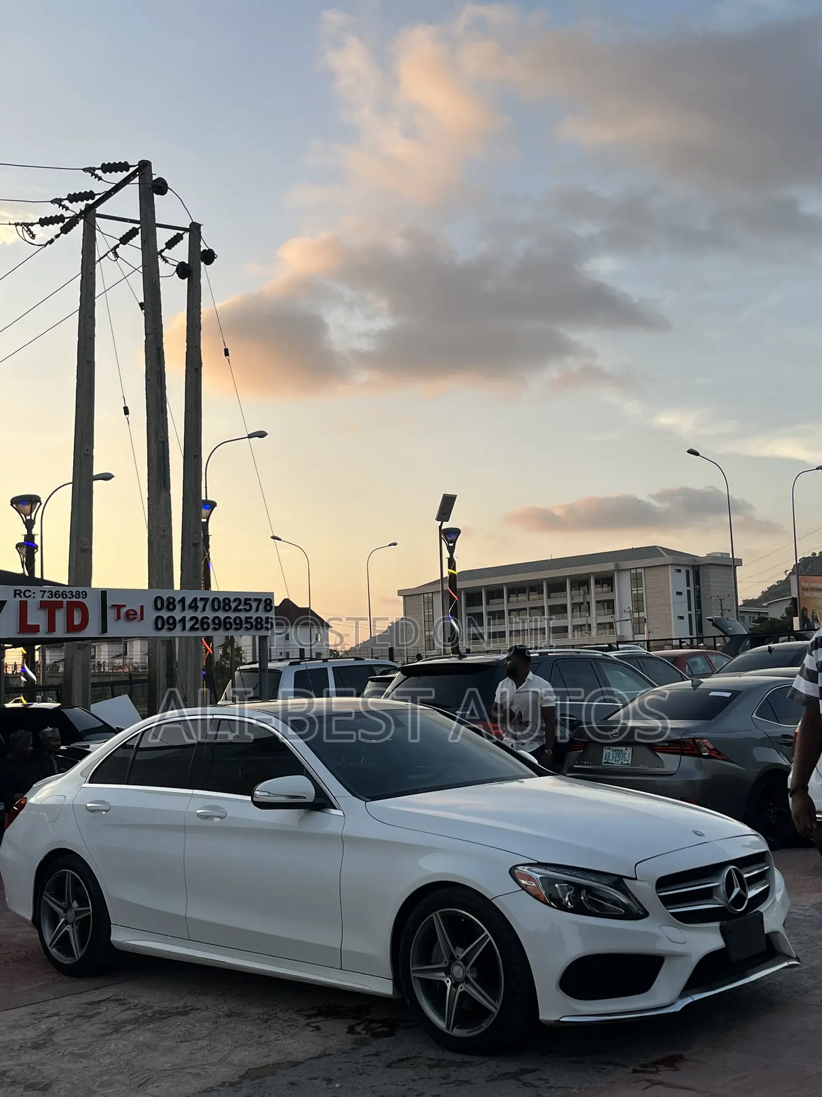 Mercedes-Benz C300 2015 White