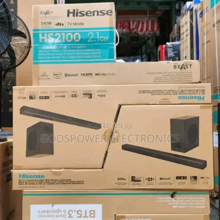 Hisense 200W Sound Bar Wireless With Remote