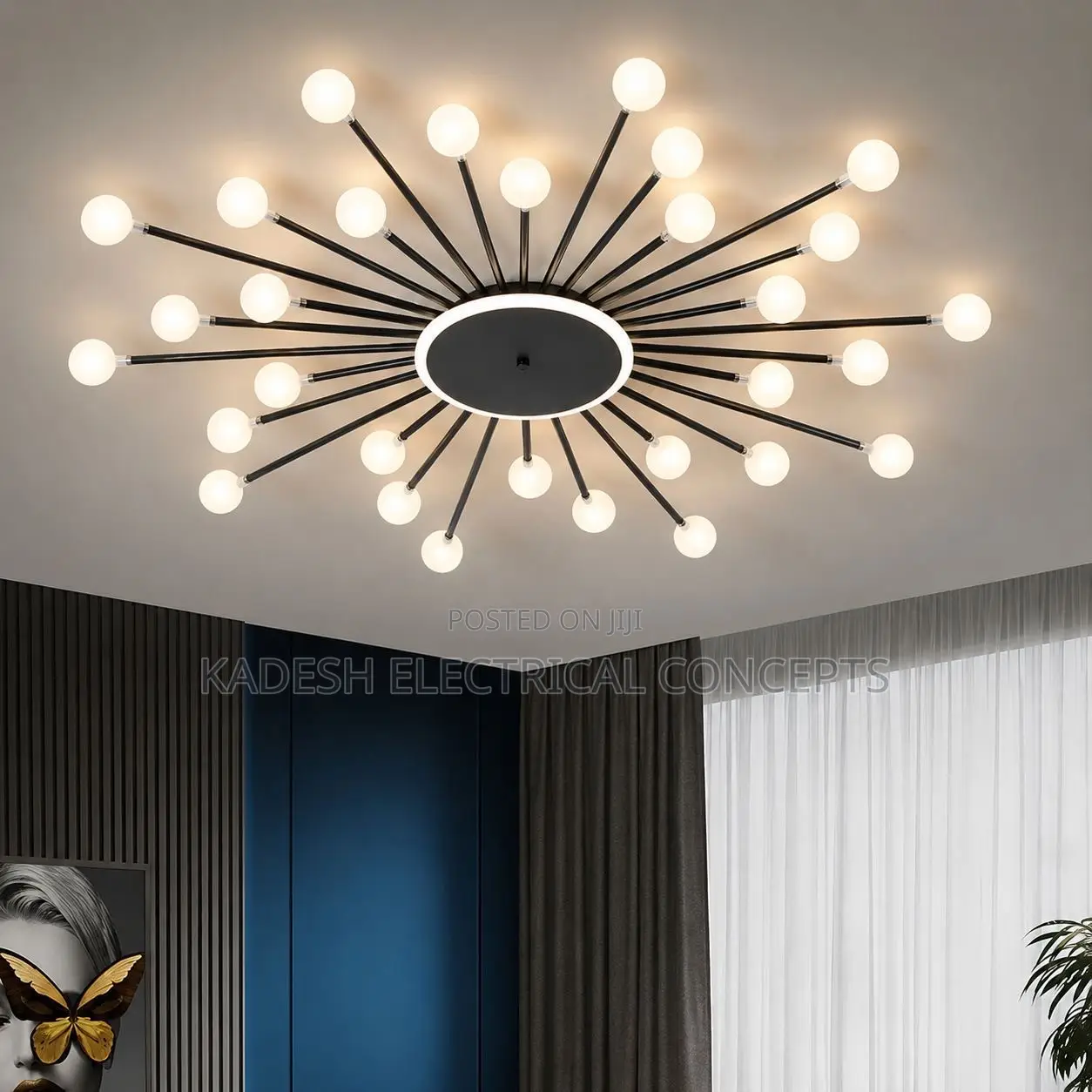 Modern Creative Glass Chandeliers Living Room Chandelier Bedroom