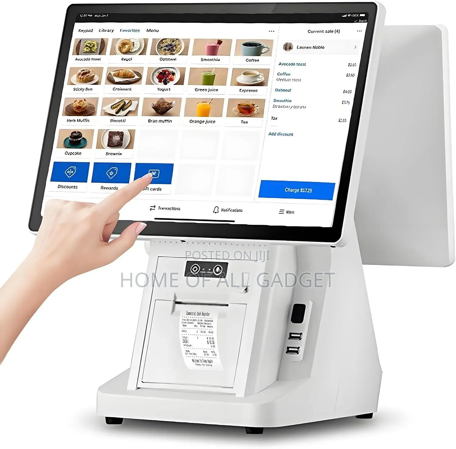 POS Systems With Dual 15.6 Inch Touchscreen: All-in-One Cash Register