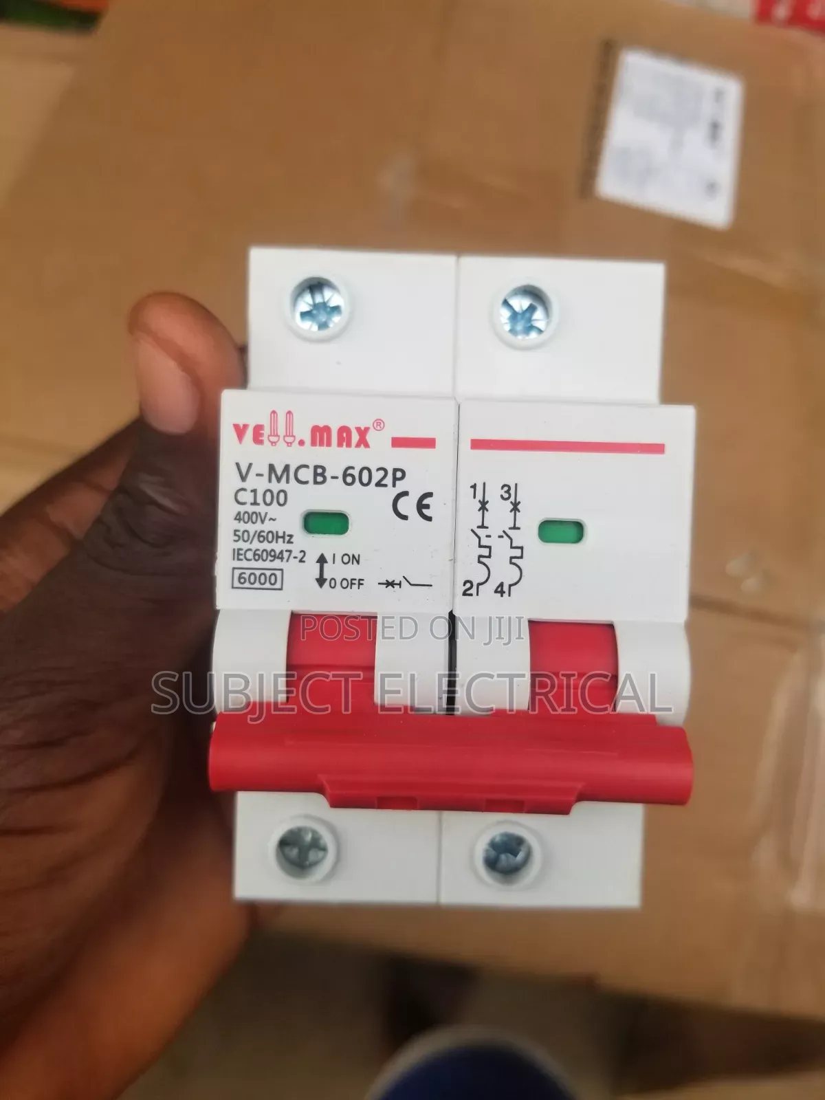125A 2-Pole MCB Circuit Breaker Vellmax