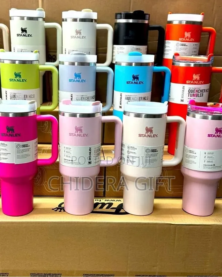 Stanley Insulated Tumbler Cup With Handle – Reusable Water Bottle