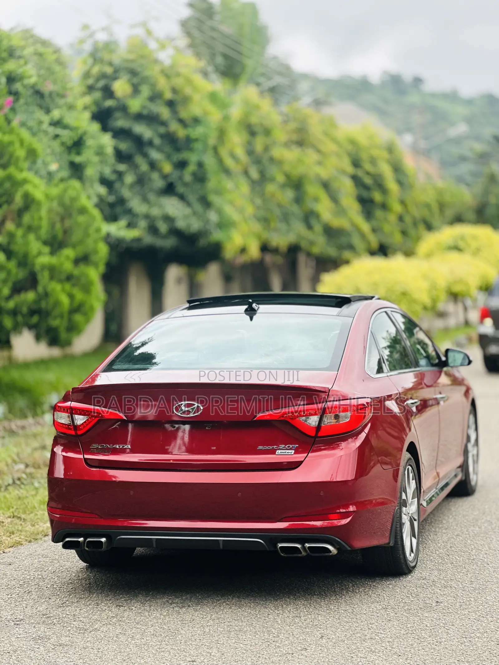Hyundai Sonata Sport 2.0T Sedan FWD (2.0L 4cyl 6A) 2016 Red