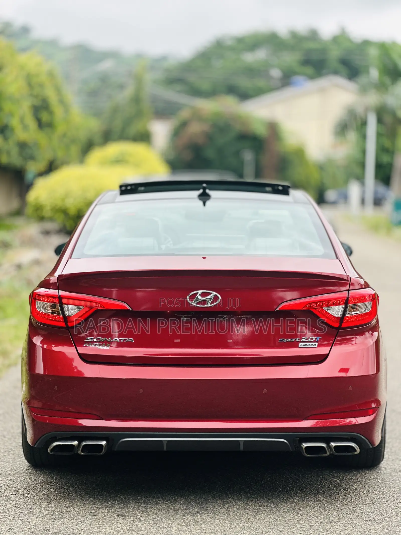 Hyundai Sonata Sport 2.0T Sedan FWD (2.0L 4cyl 6A) 2016 Red