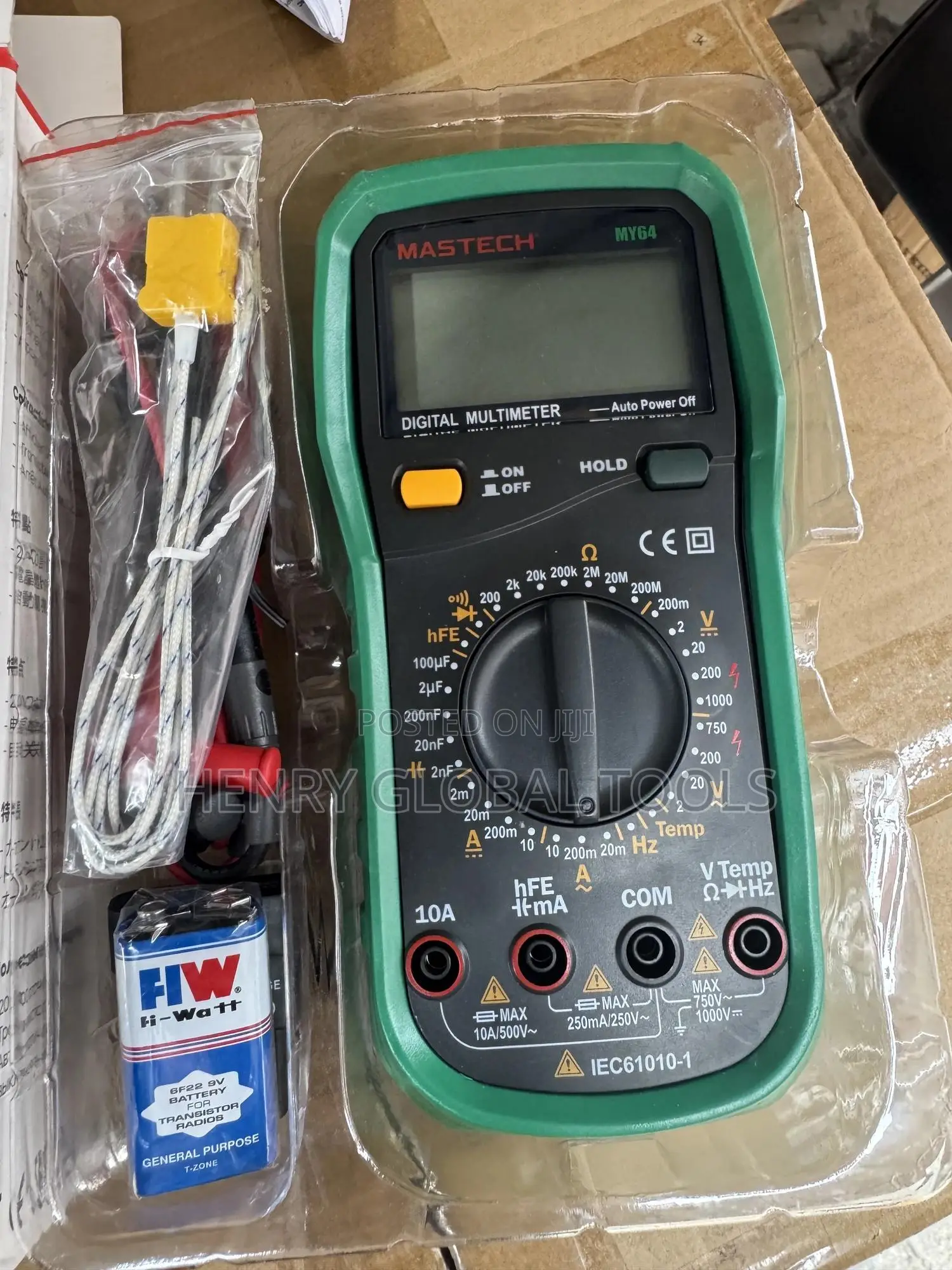MASTERTECH MY64 Digital Multimeter – Professional Electrical Testing