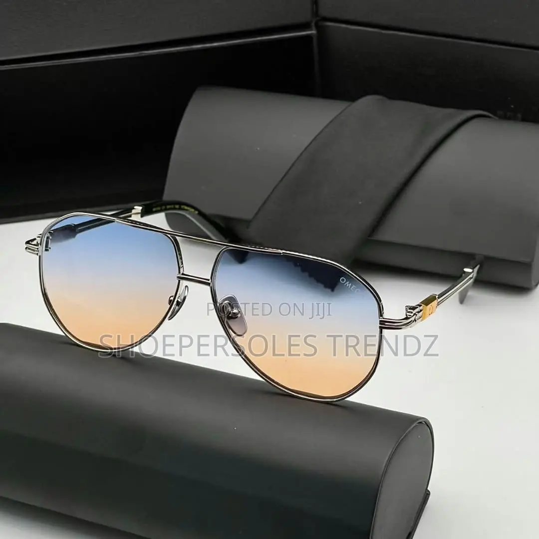 Omega Unisex Retro Sunglasses