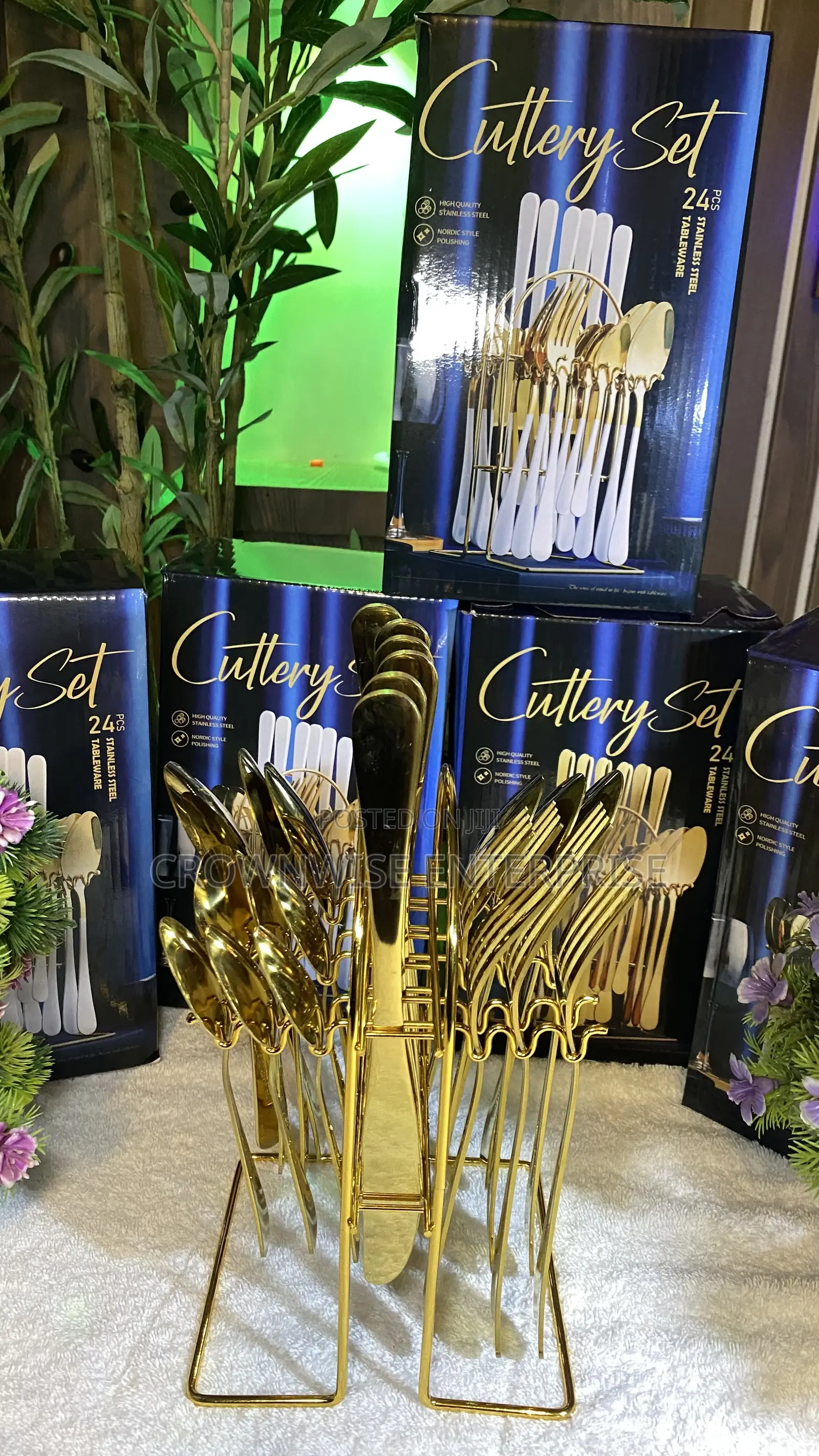Gold Plated Cutlery Sets