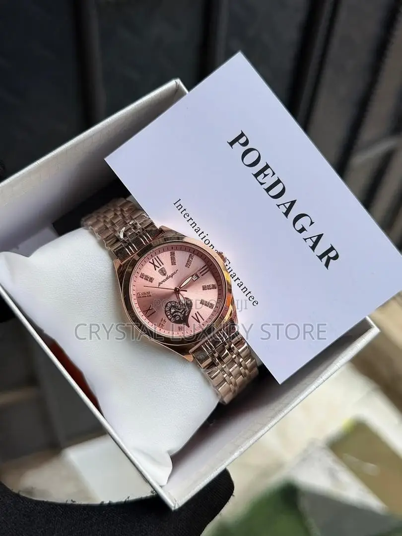 Poedagar Quality Ladies Chain Strap Wristwatch