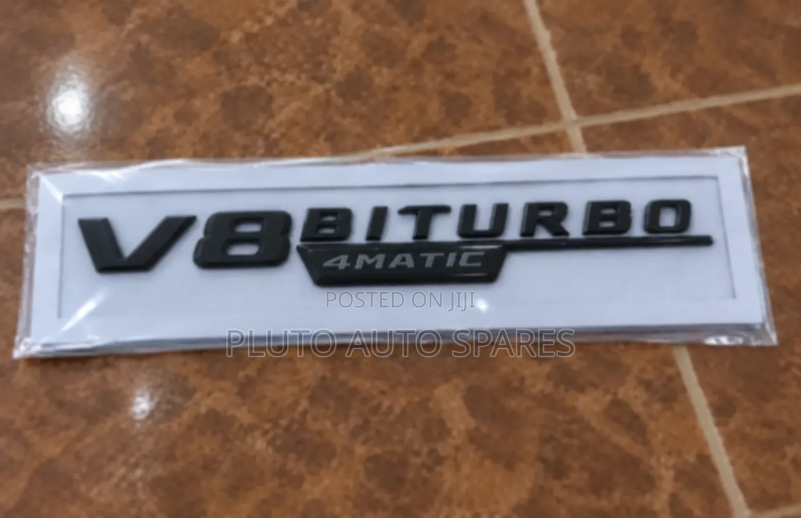 V8 Biturbo 4matic Emblem Badge Elevate Your Mercedes-Benz!