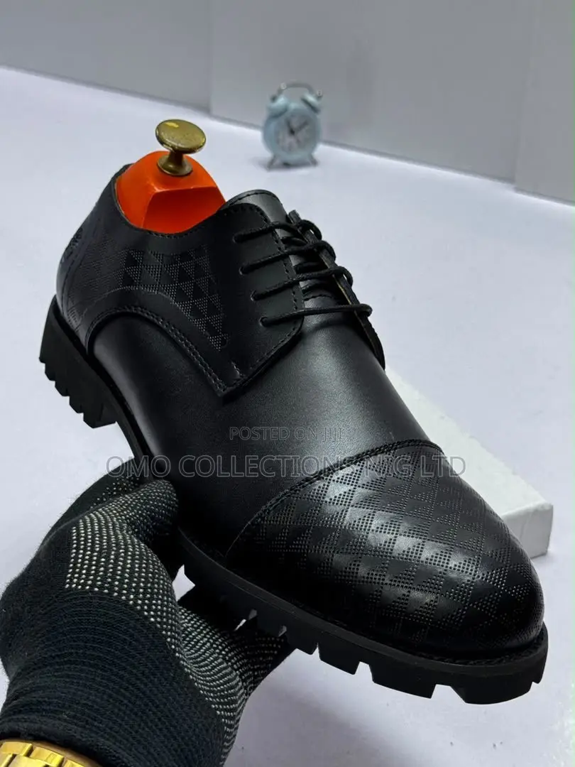 Men’s Luxury Genuine Leather Shoes – Available in Black and Brown