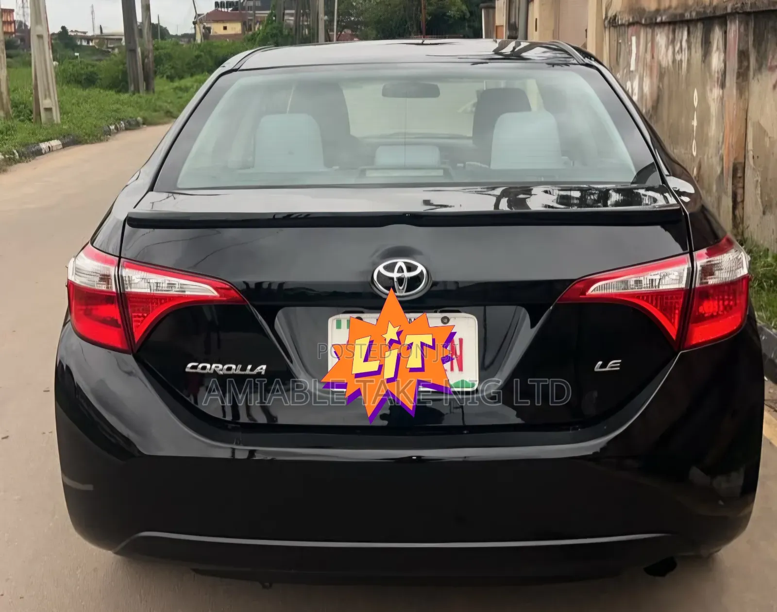 Toyota Corolla 2016 Black