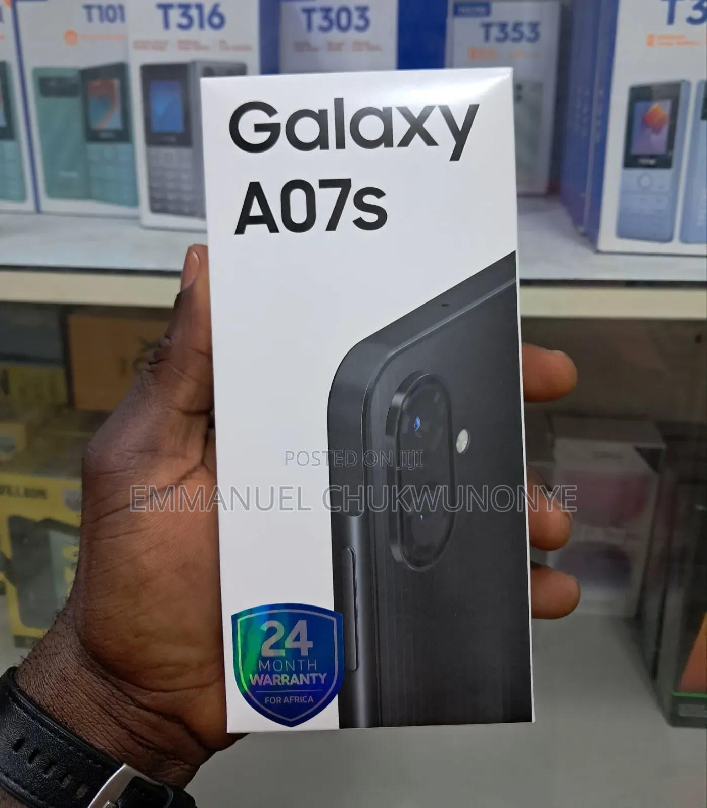 New Samsung Galaxy A07s 64 GB Black