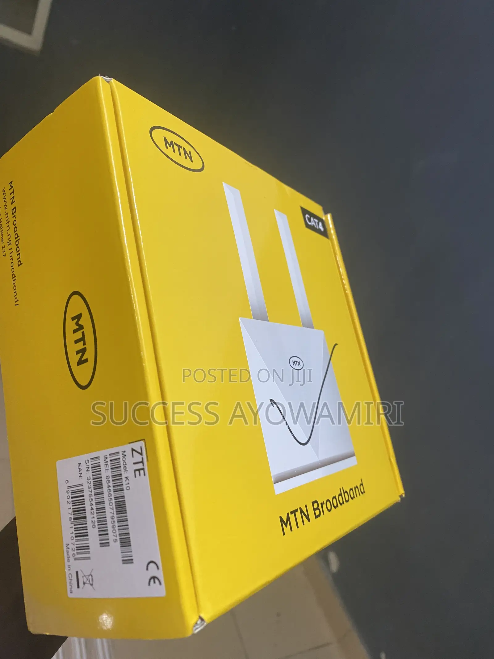 MTN 4G LTE Cat 4 Broadband WiFi Router – ZTE