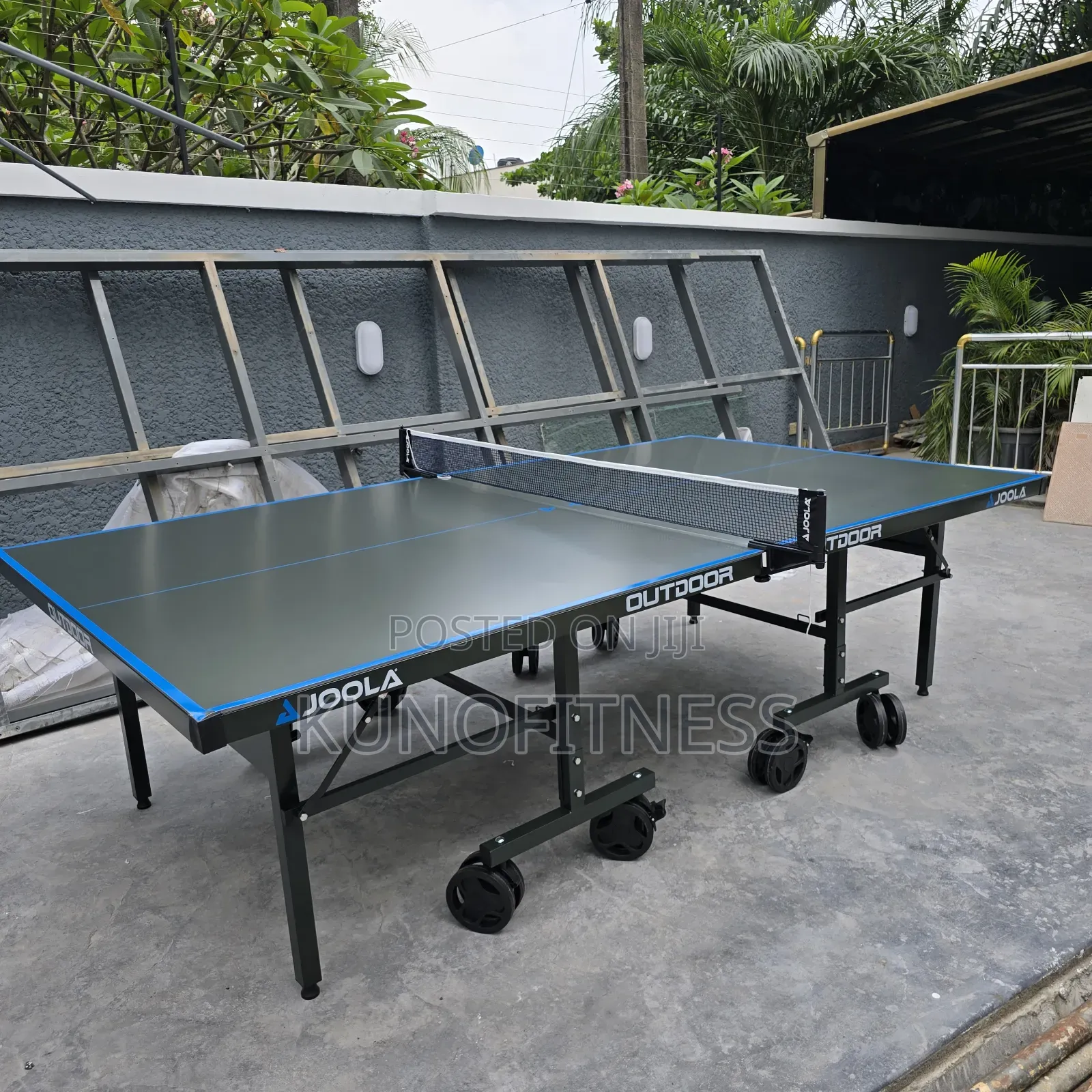 Foldable All-Weather Table Tennis Table Heavy Duty Wheels