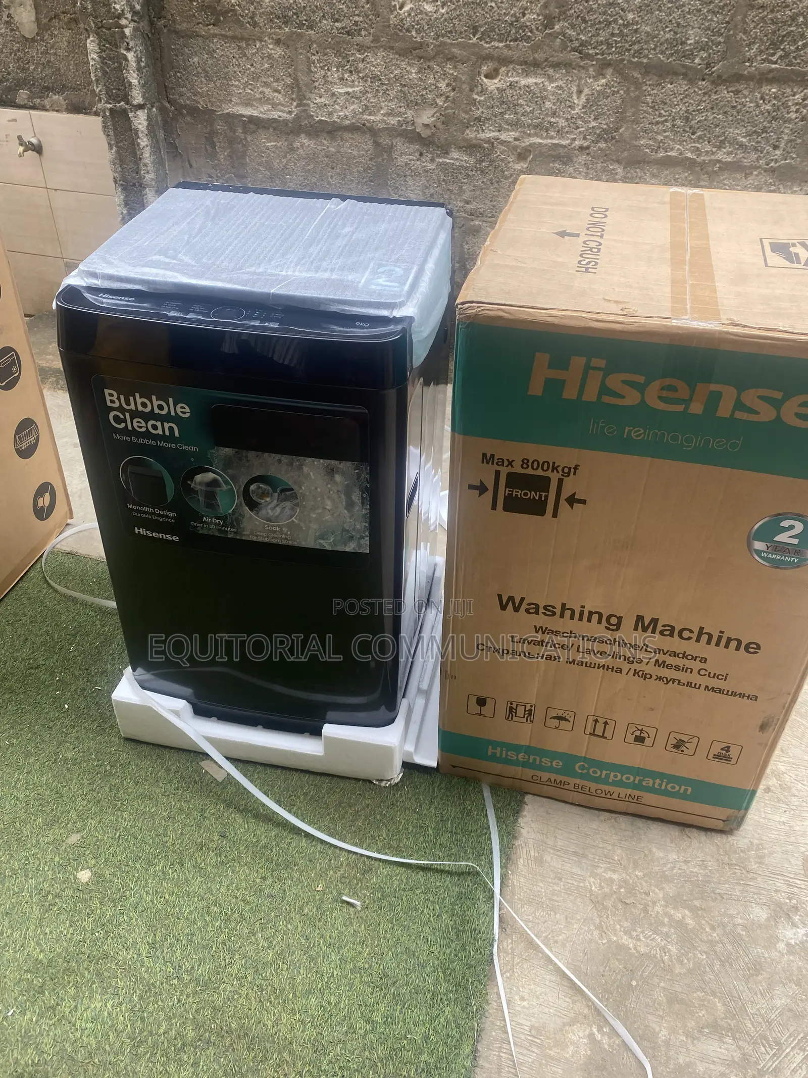 Hisense 9KG Automatic Top Load Washer for Easy Everyday Laundry