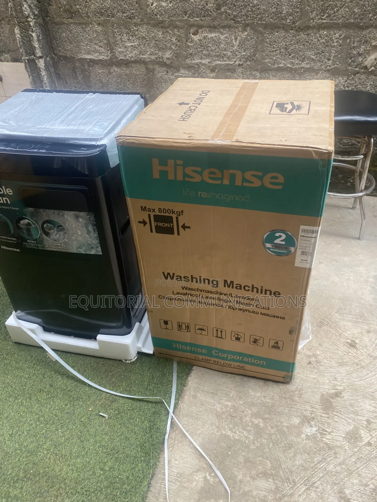 Hisense 9KG Modern Top Load Automatic Washing Machine for Home