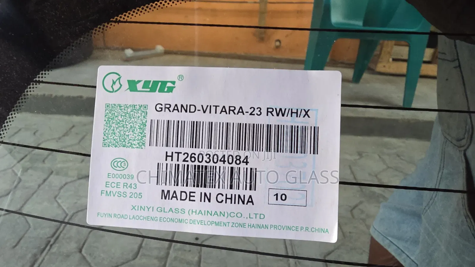 Suzuki Victara 2023 Back Windscreen Glass Available at Chimatex