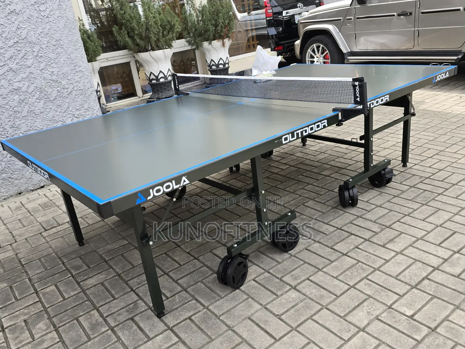 Waterproof Full-Size Table Tennis Table Outdoor Wheels