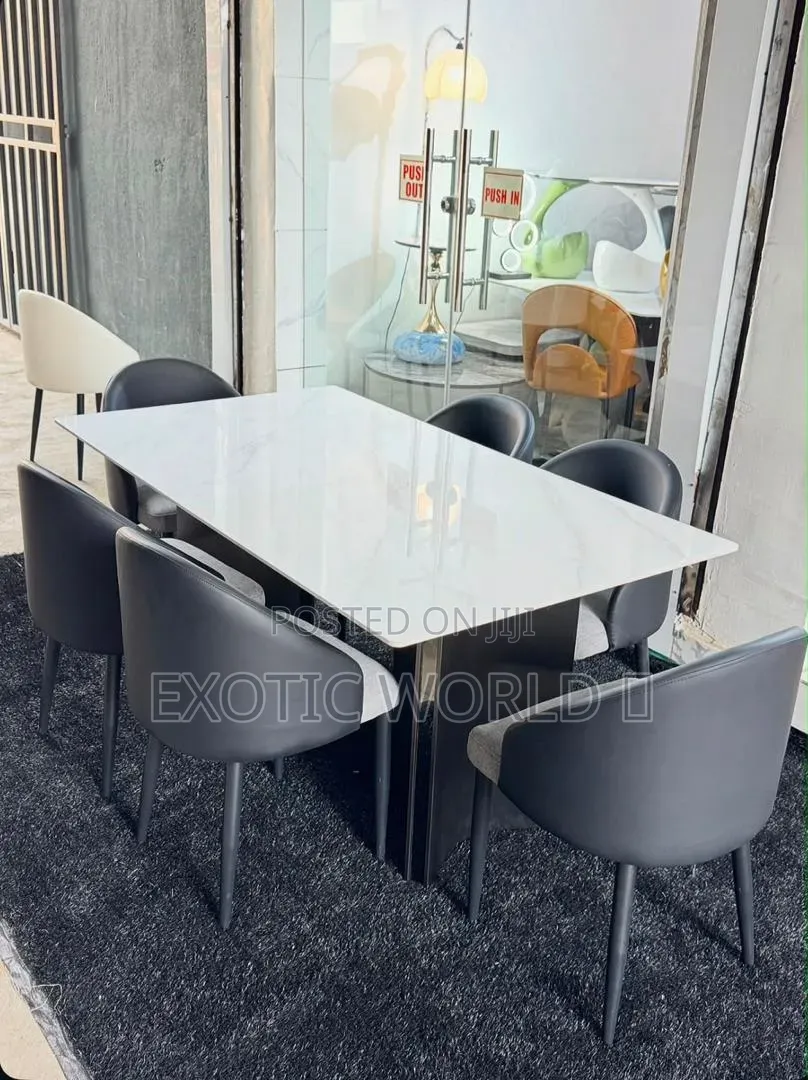 Modern 4 Seater Dining Table Chairs – Luxury Dining Set