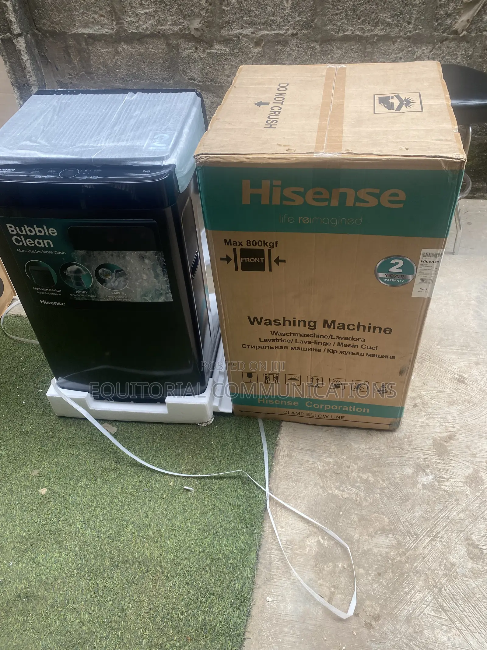 Hisense 9KG Top Load Automatic Washer for Easy Laundry