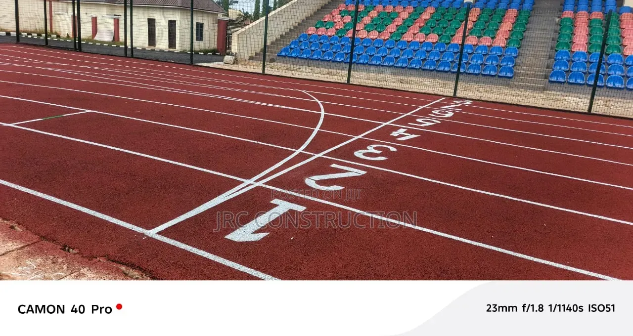 Construction of Athletics Track