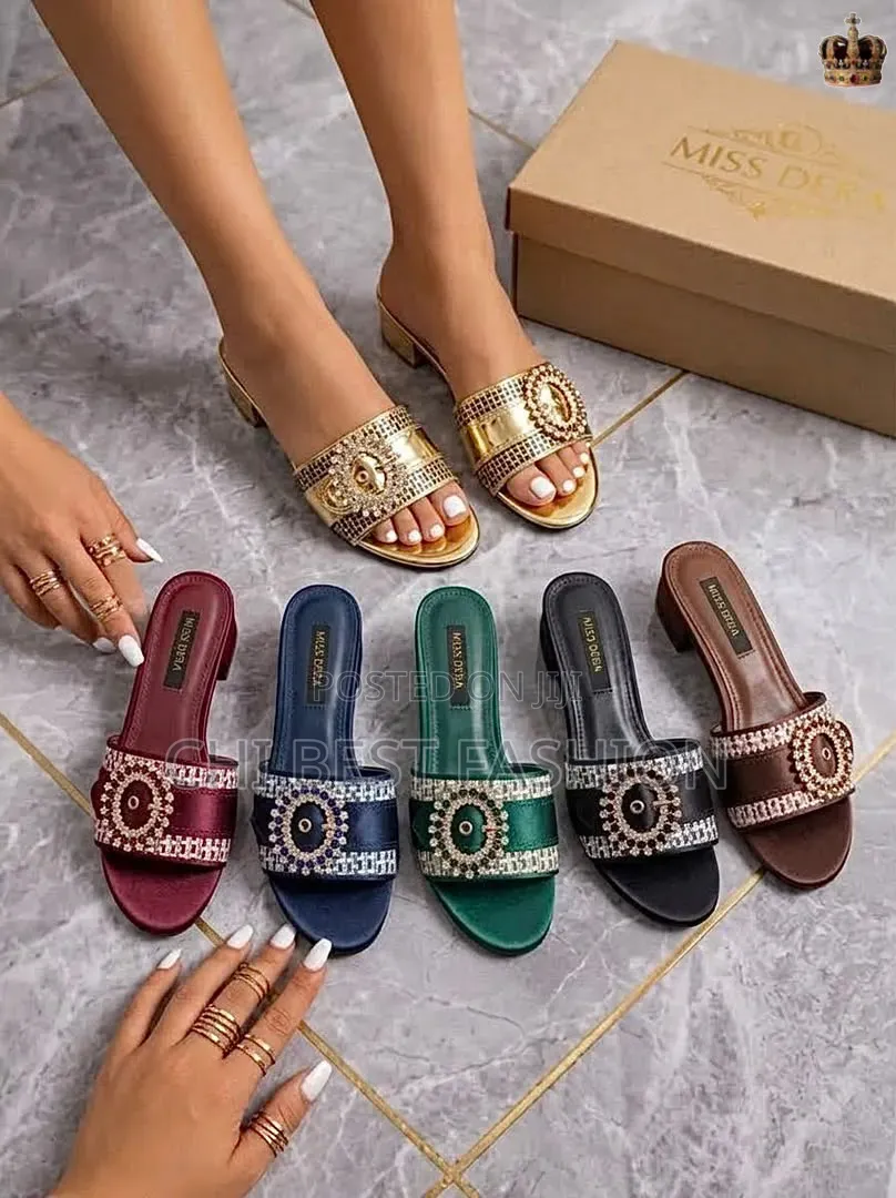 Azura Slippers Heels for Ladies and Women