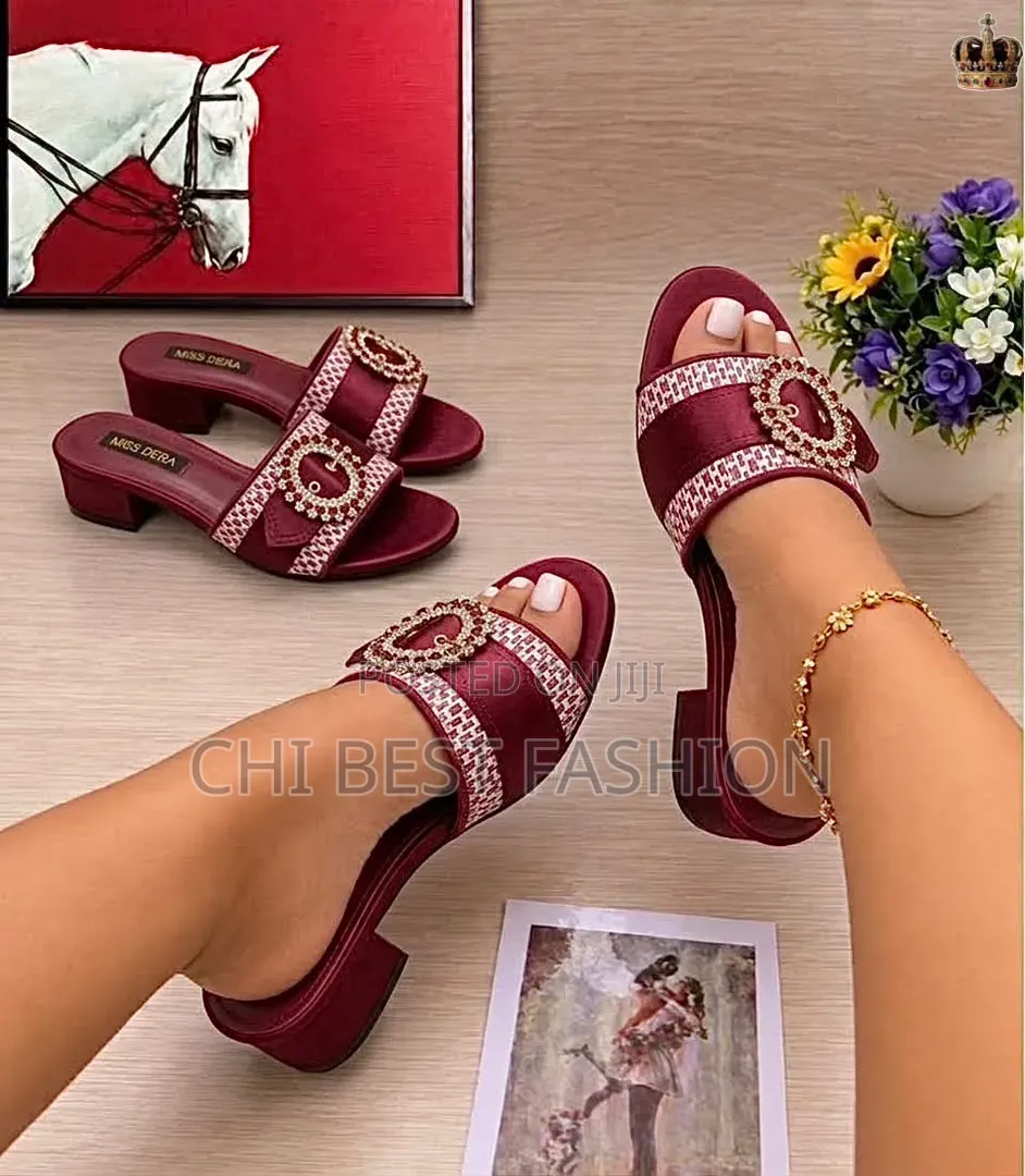 Azura Slippers Heels for Ladies and Women