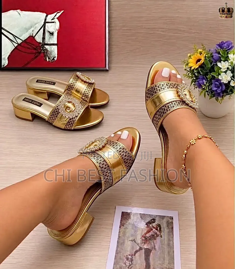 Azura Slippers Heels for Ladies and Women