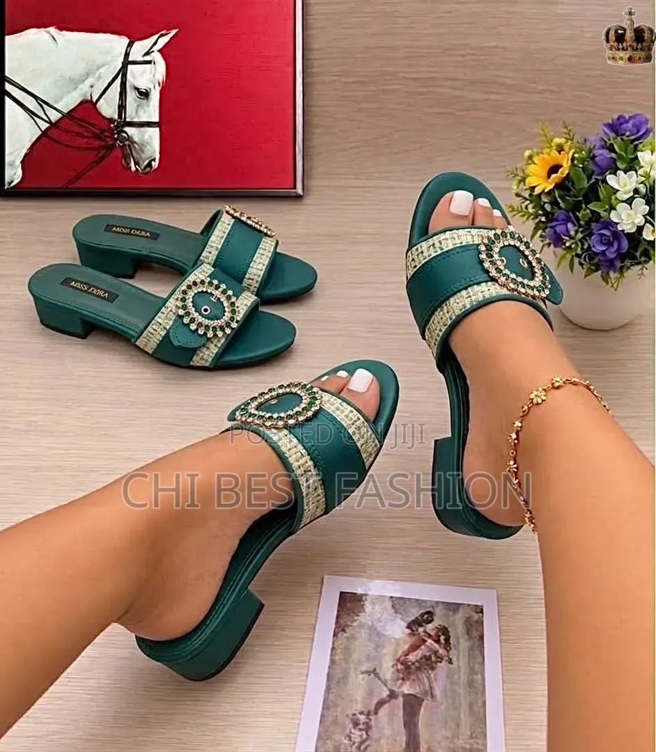 Azura Slippers Heels for Ladies and Women