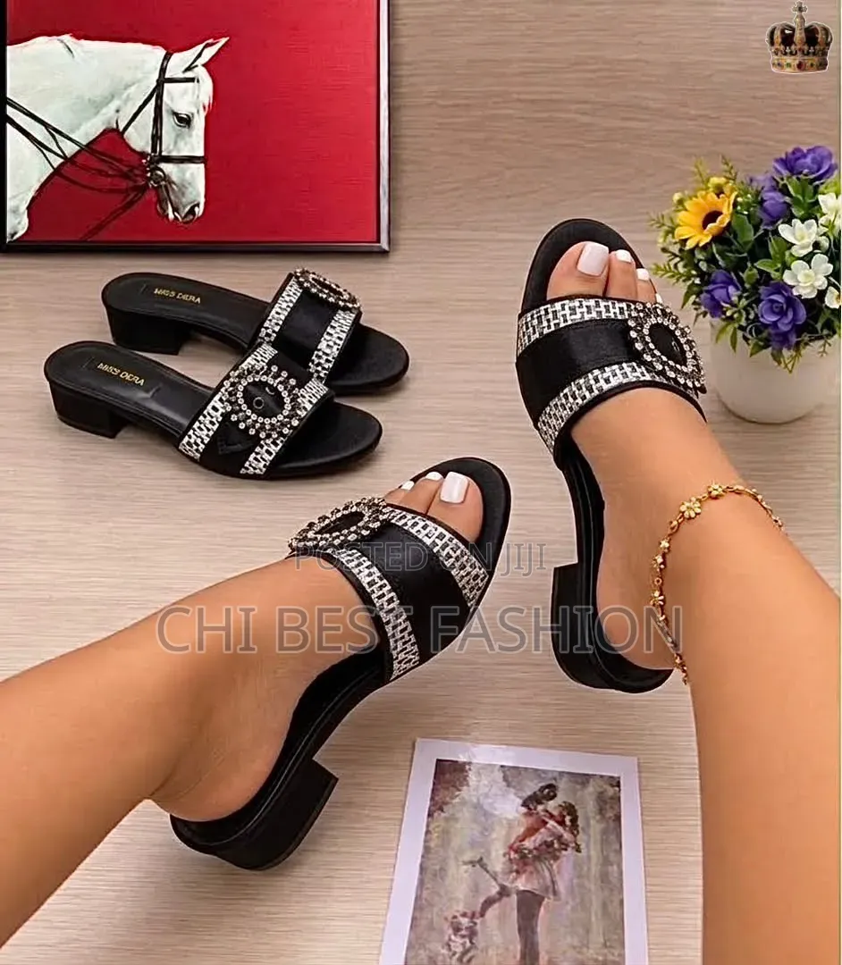 Azura Slippers Heels for Ladies and Women