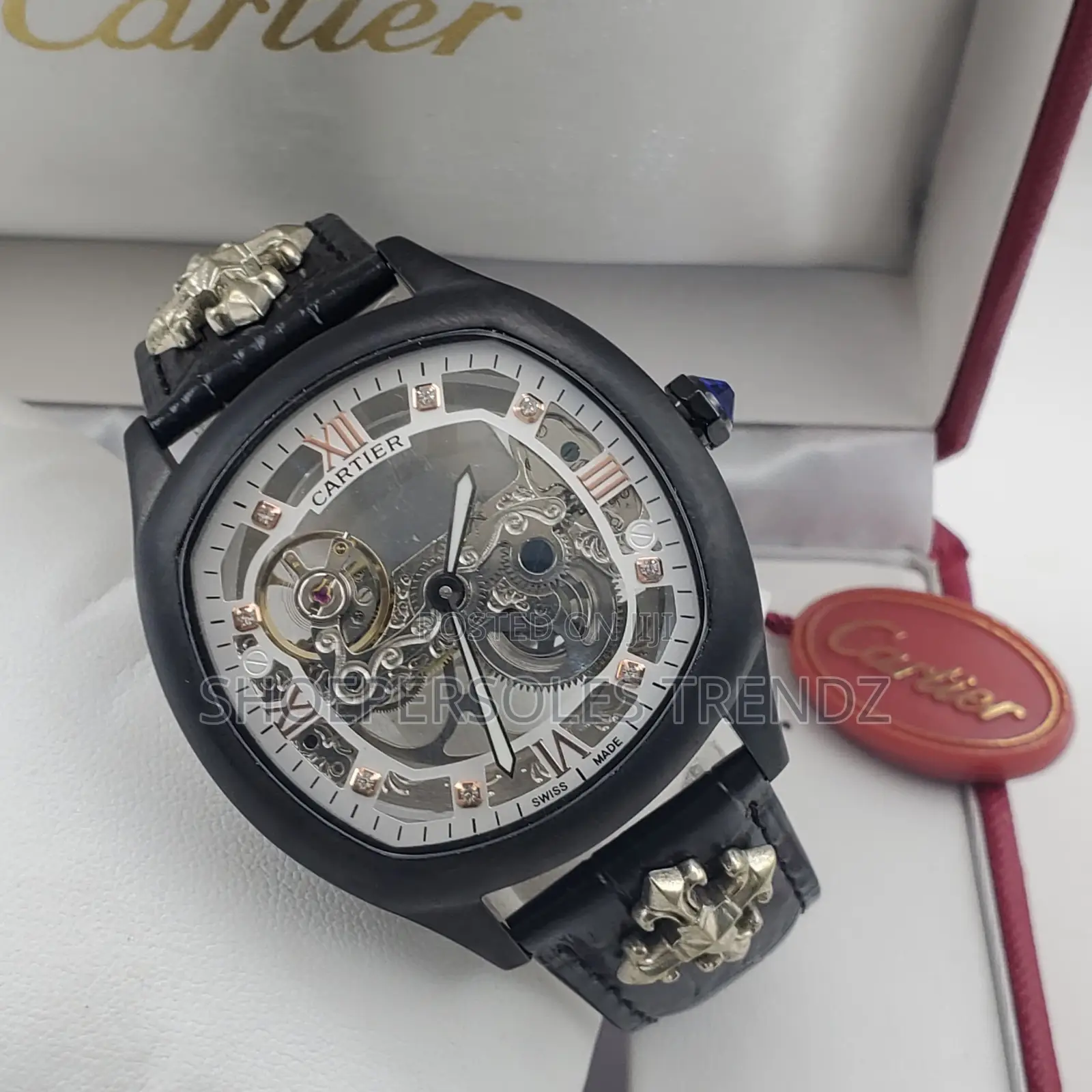Cartier Automatic Leather Watches