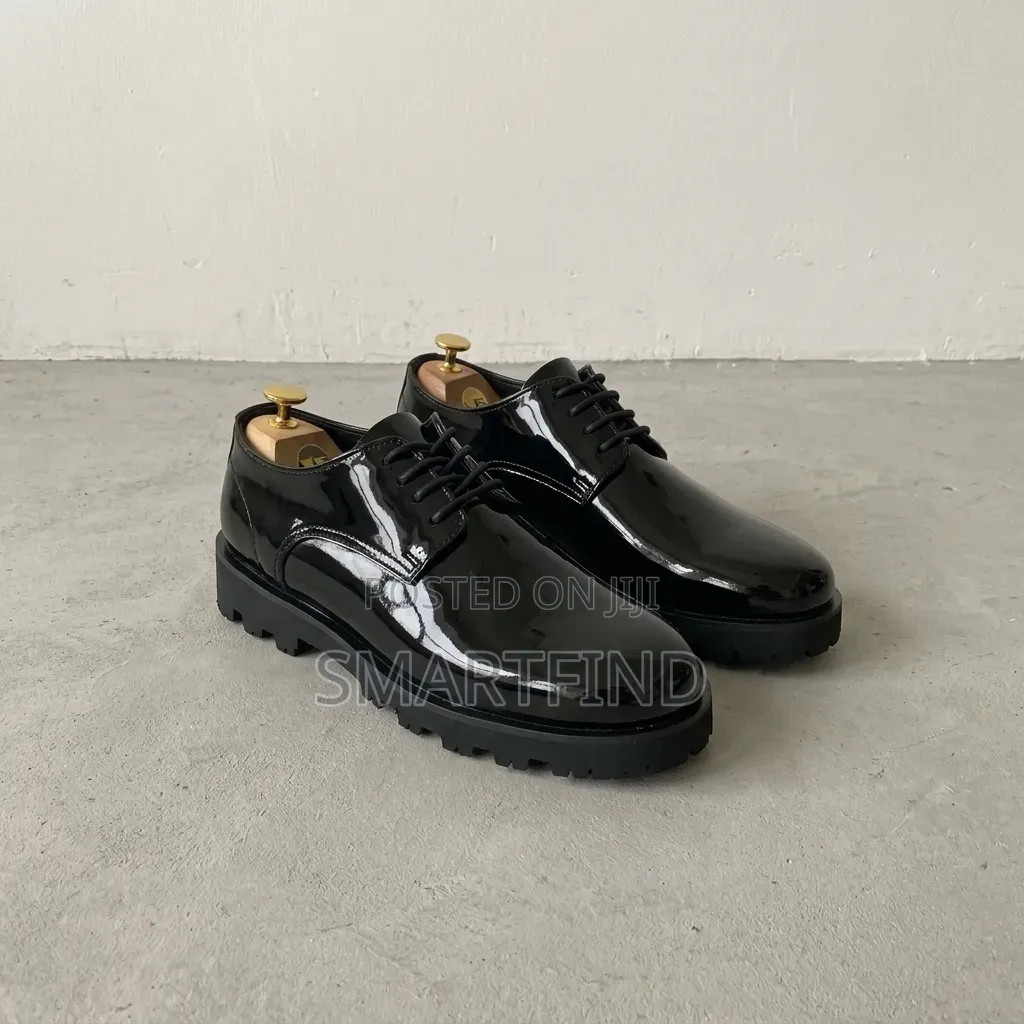 Black Premium Leather Shoes