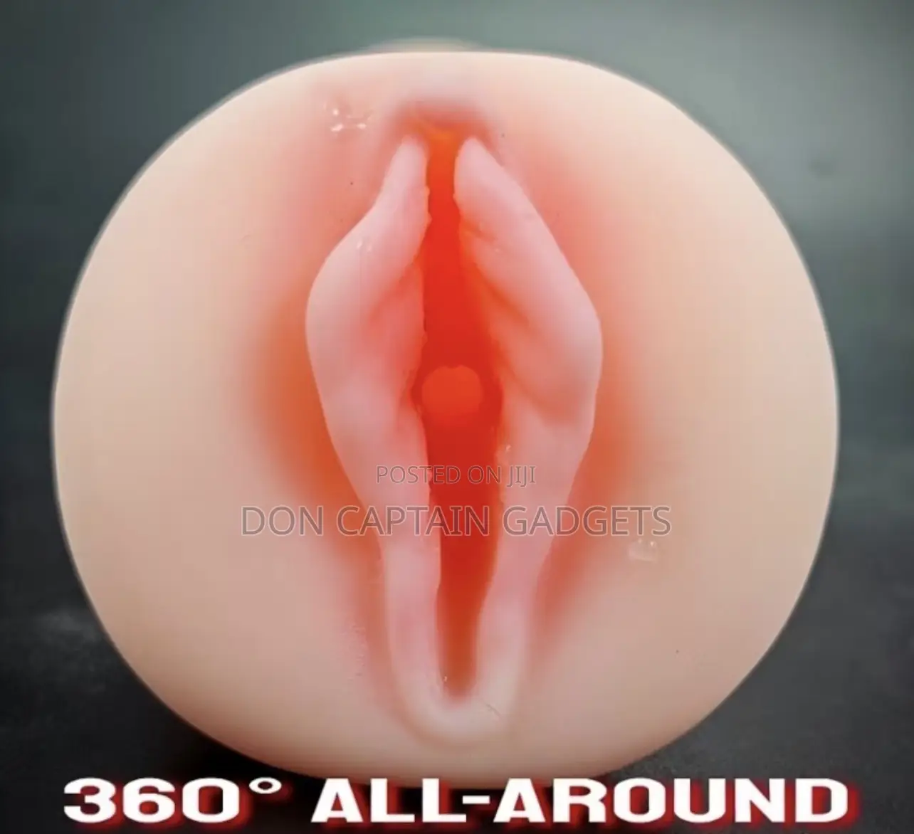 Mini Male Masturbator, Lightweight Beige Single Grip Solo Play