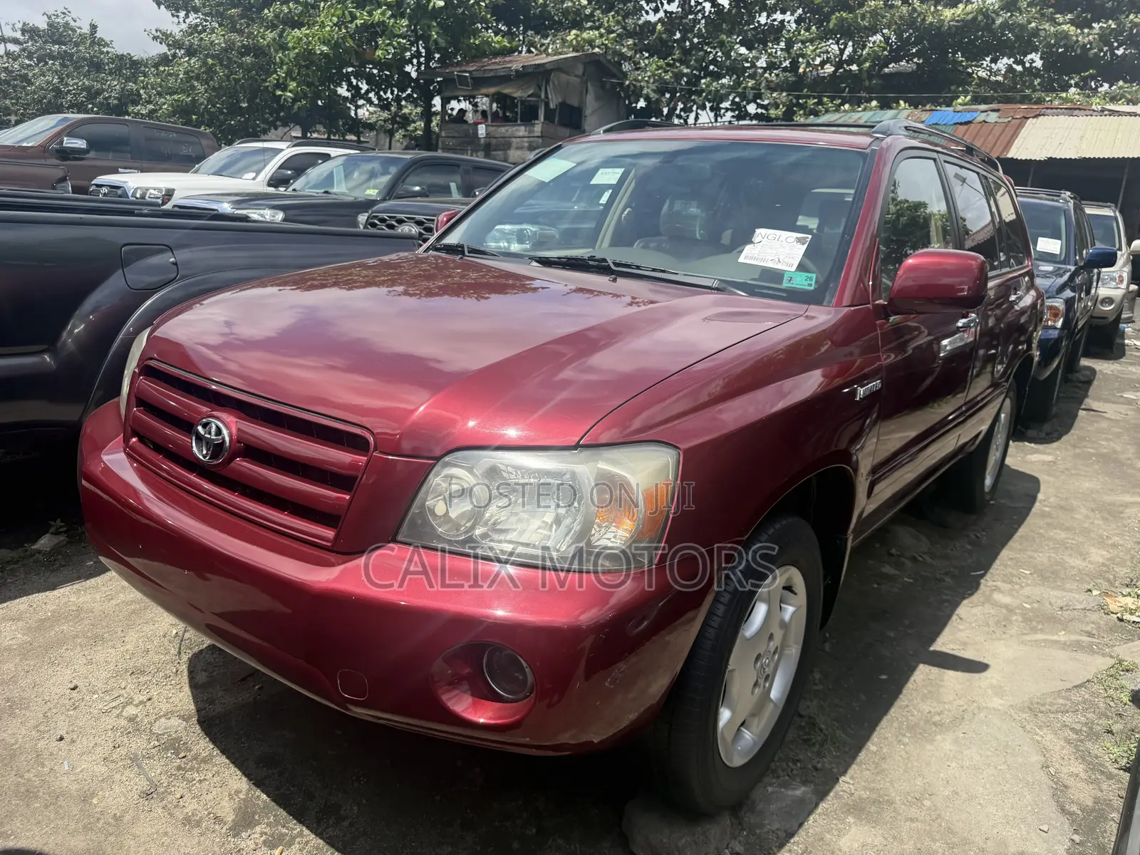Toyota Highlander 2006 Red