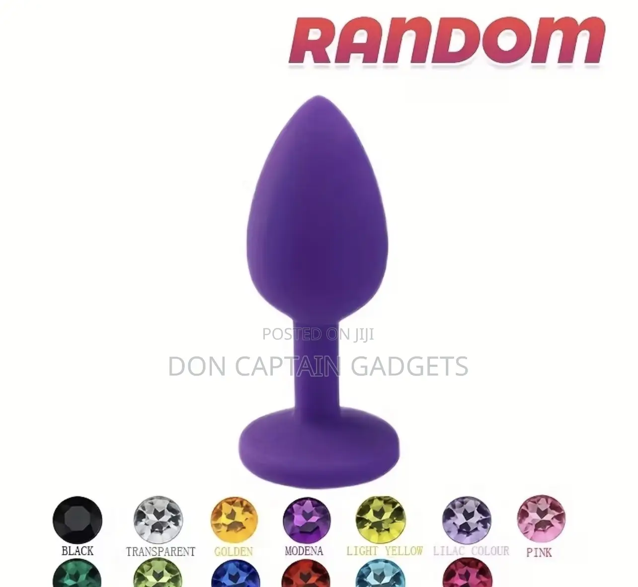 Silicone Round Anal Plug, Non-Electric, Suitable for Men and Women
