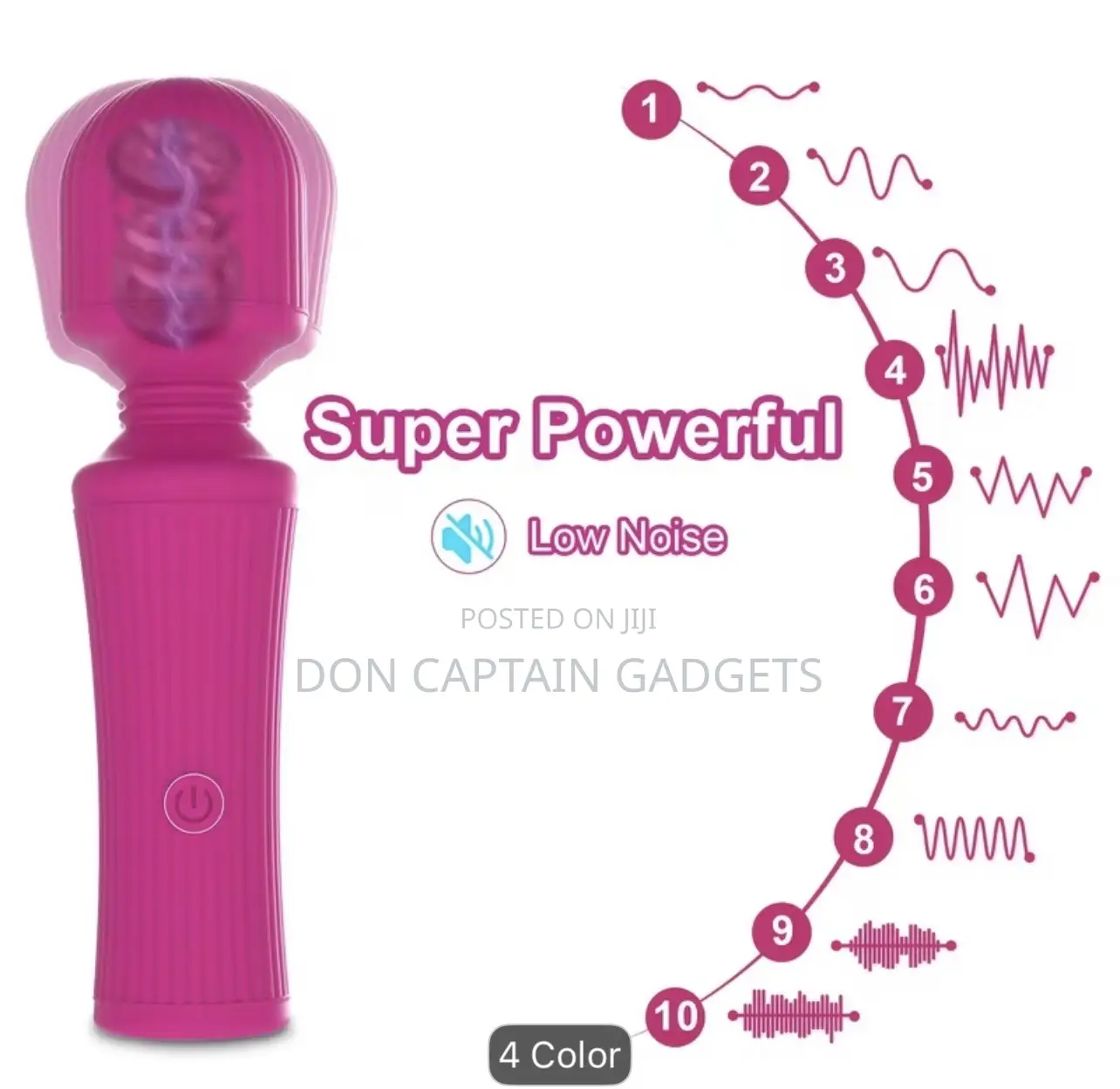 Dildo Nipple G-Spot Clitoris Stimulator Vibrator Wand Massager