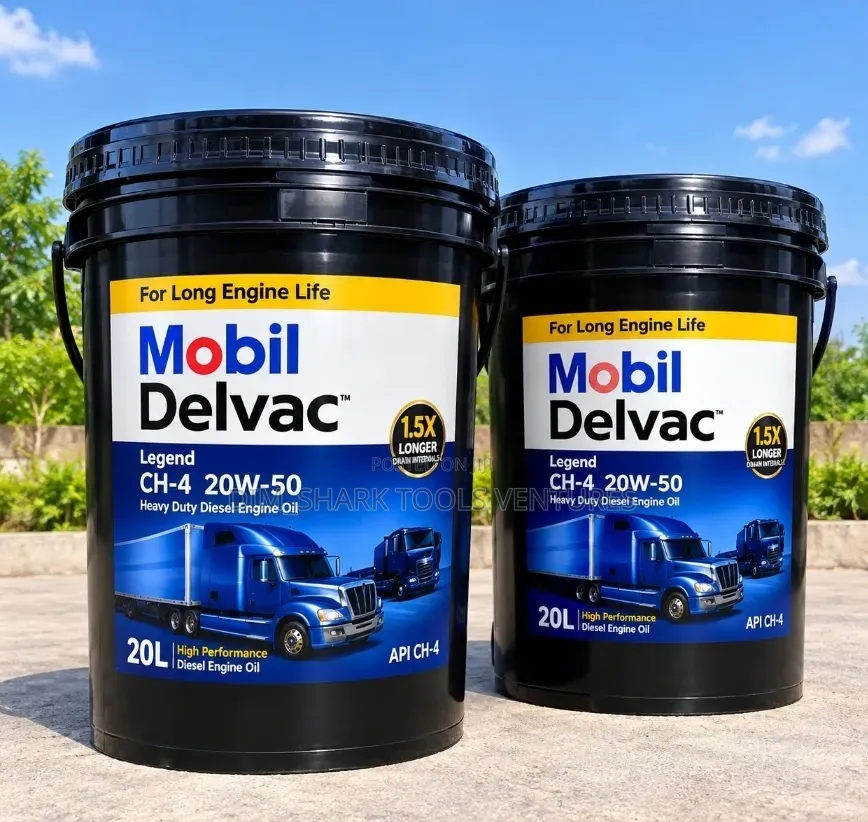 20-L of Mobil Delvac Legend CH-4 20w-50 Heavy-Duty Diesel Engine Oil