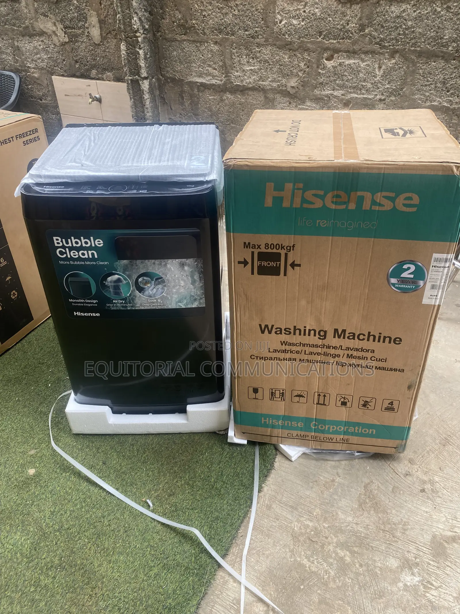 Hisense 9KG Automatic Top Load Washer With Large Drum Capacity