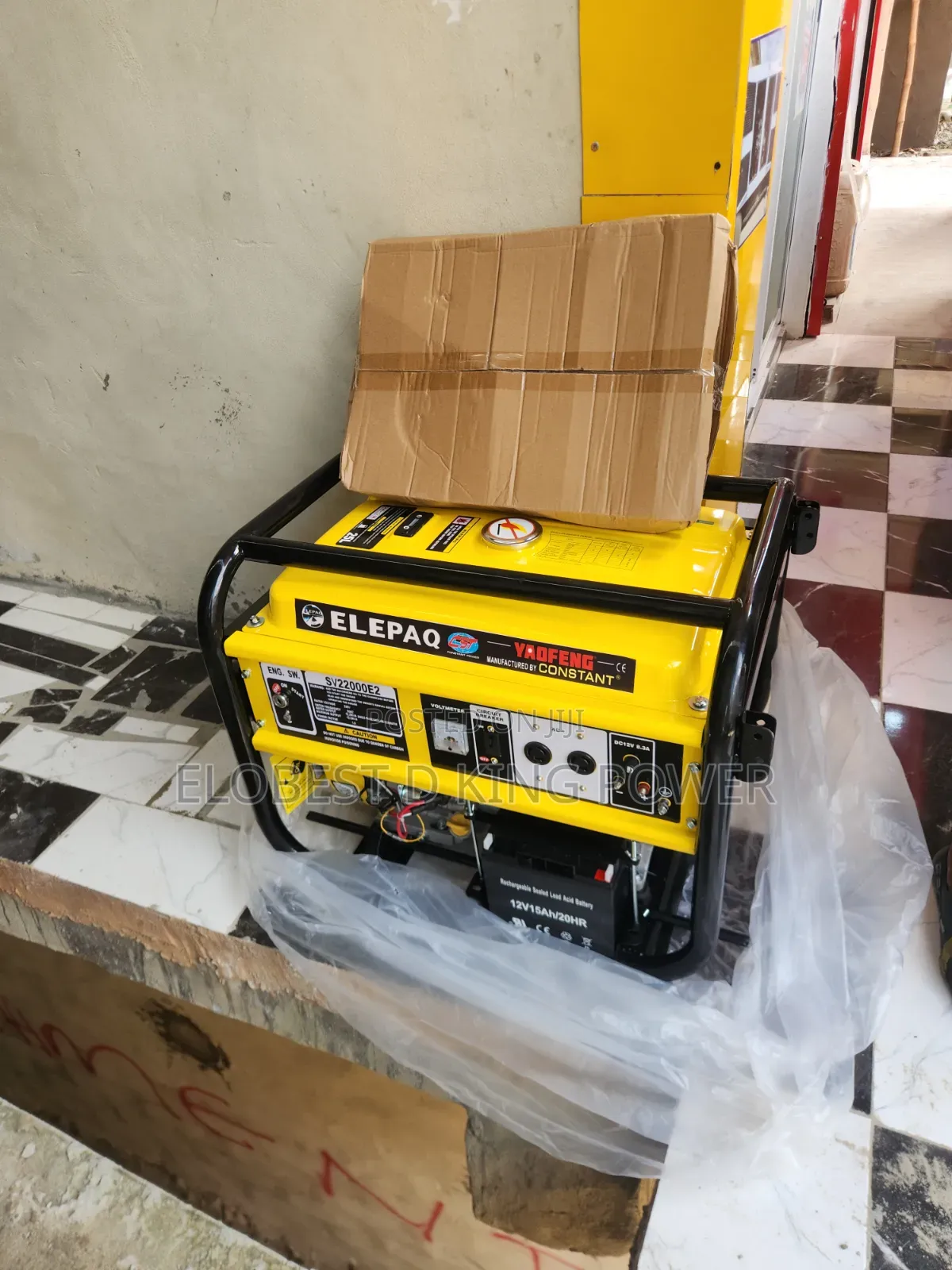 10.5kva Elepaq Generator 100% Pure Copper Key Start