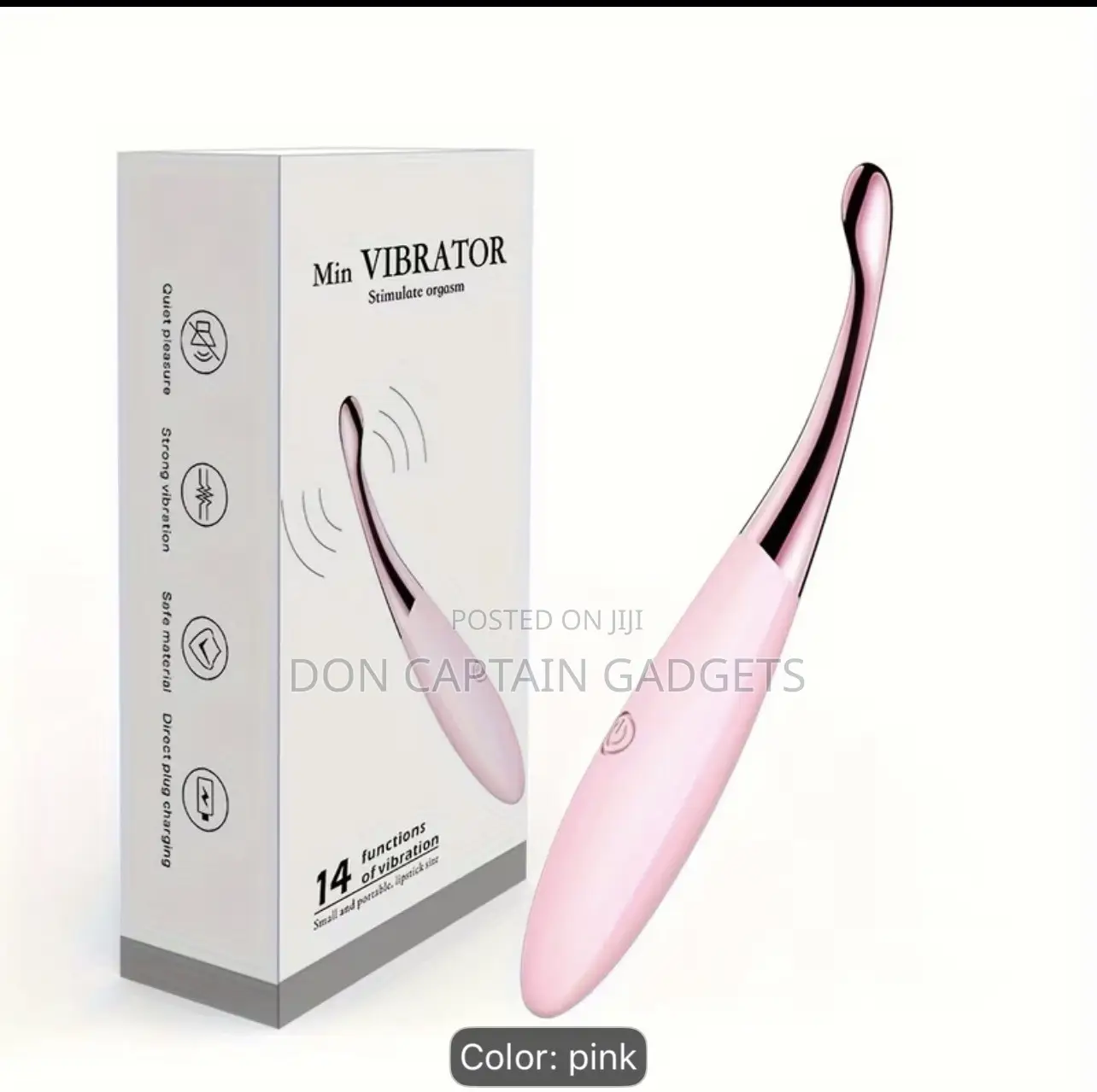 14-Band Women'S Self-Stimulation Point-and-Damp Pen, Vibrating Wand